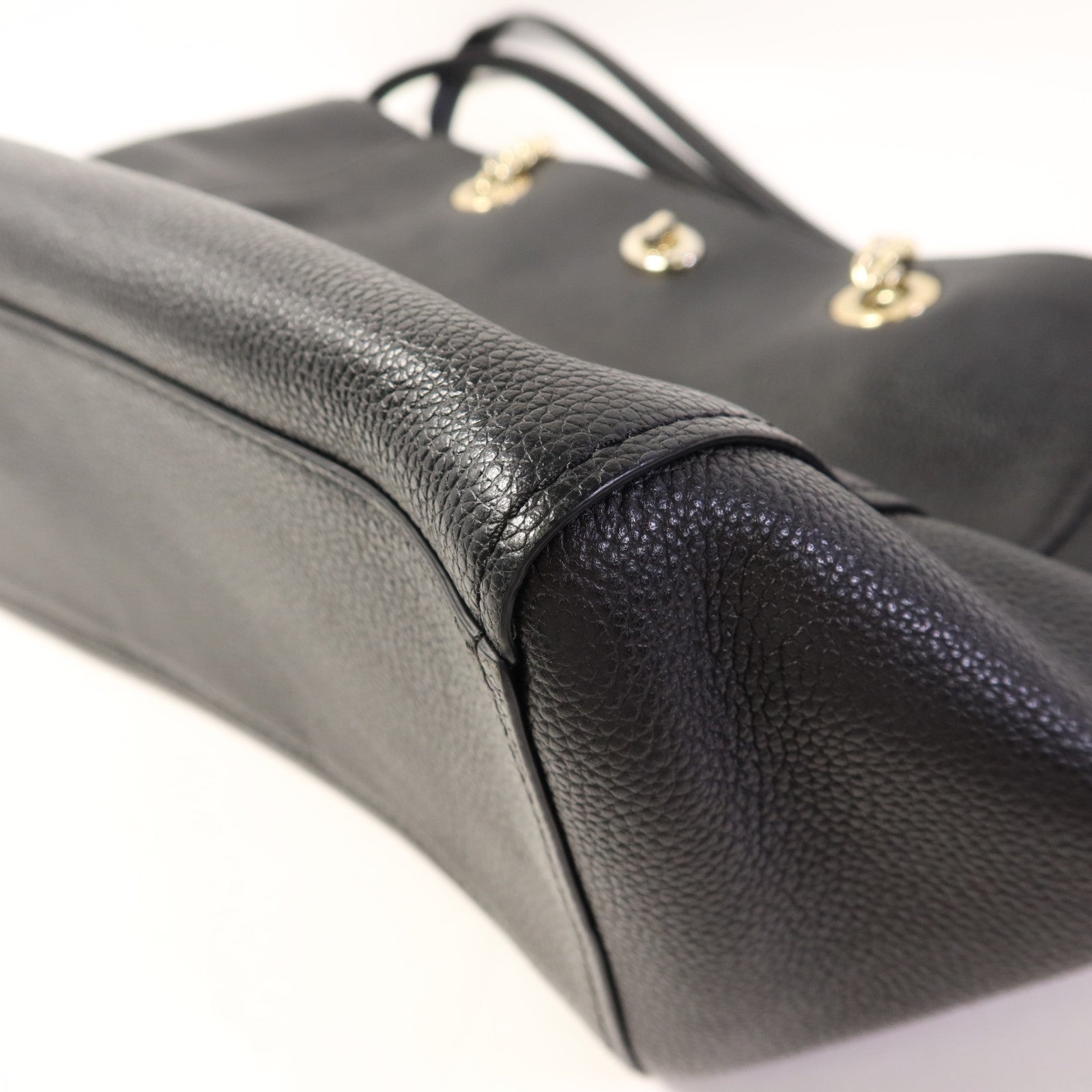 COACH 【激減優惠】牛皮皮革Shoulder Bag金扣肩背袋