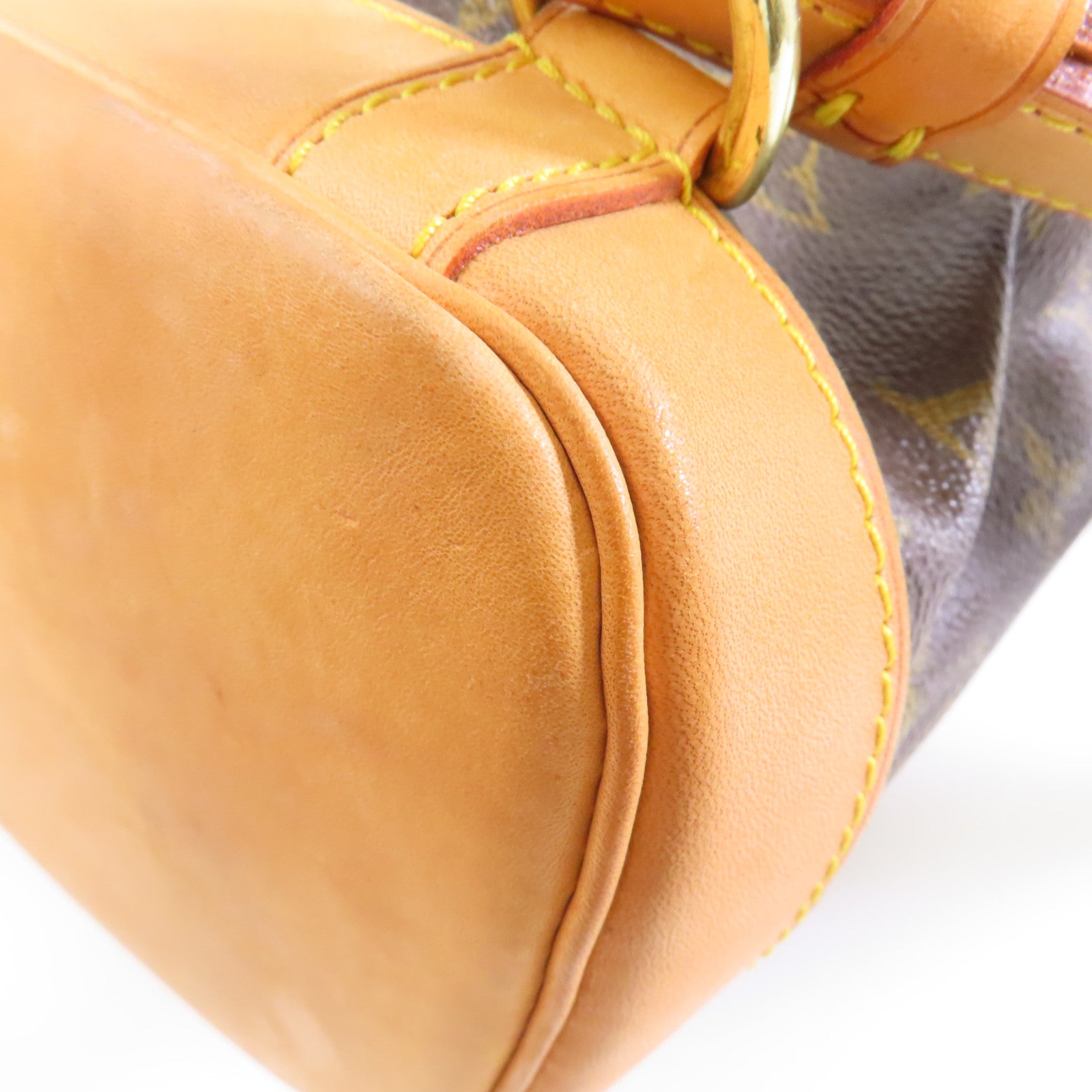 LOUIS VUITTON Monogram Montsouris GM金扣背包棕色