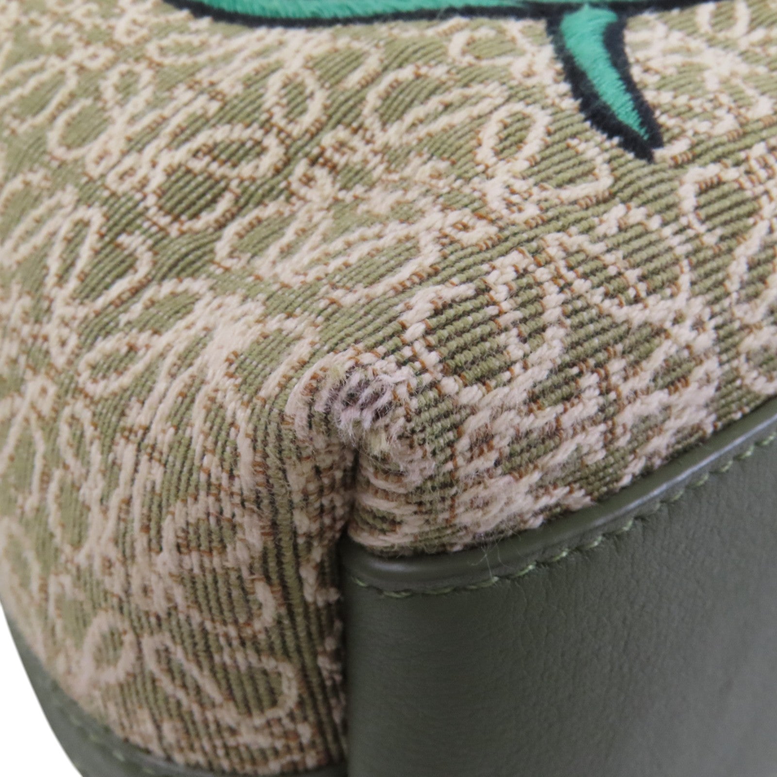 LOEWE 帆布/牛皮皮革Flamenco Medium肩背袋