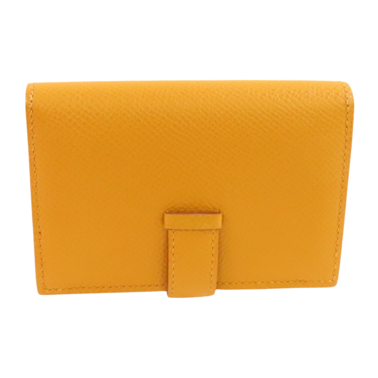 HERMES【激減優惠】 Epsom皮革Bearn Card Case金扣卡套