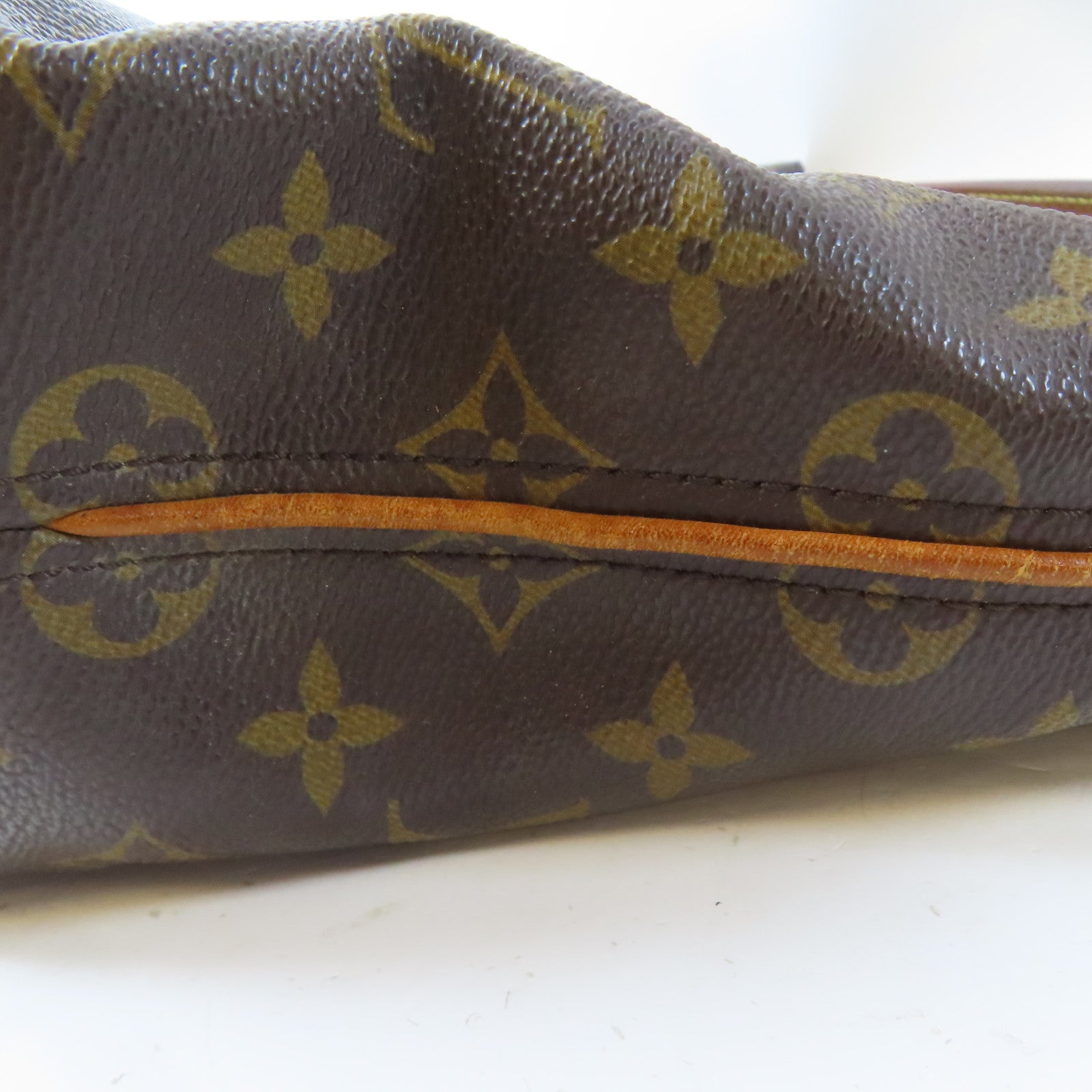 LOUIS VUITTON Monogram Sully PM金扣肩背袋啡色