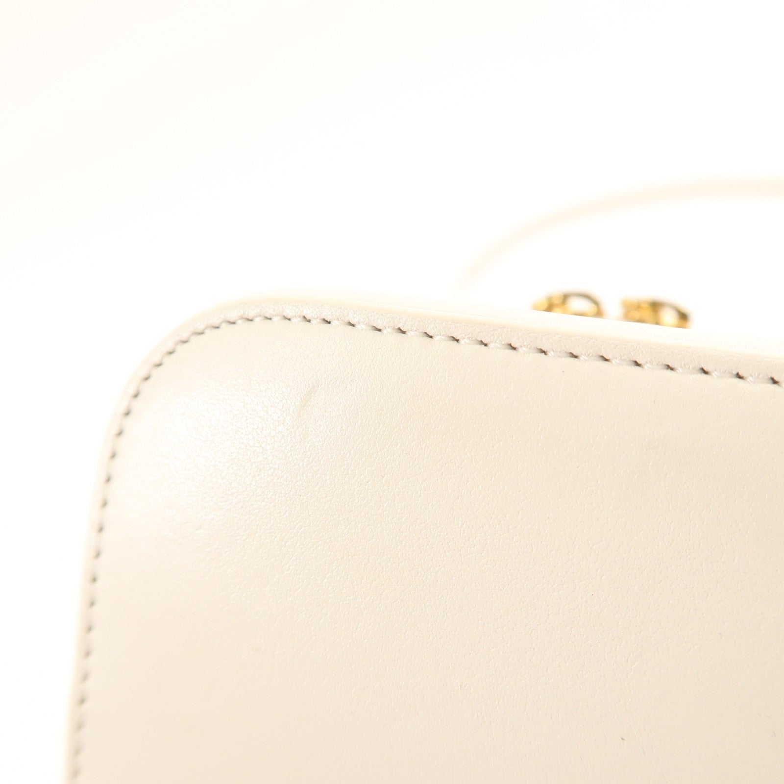 CELINE 牛皮皮革Vanity Case金扣手挽肩背兩用袋