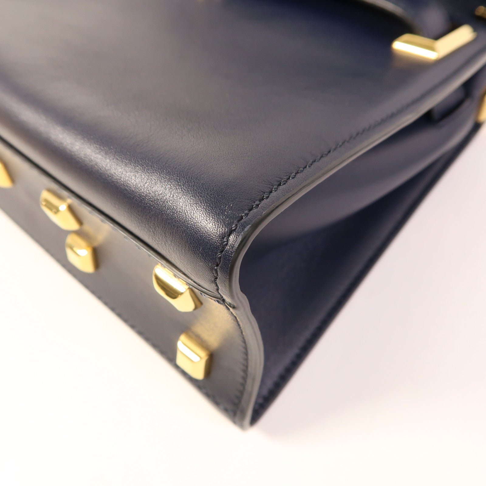 Valentino 牛皮皮革 2 way Shoulder Bag金扣手挽肩背兩用袋