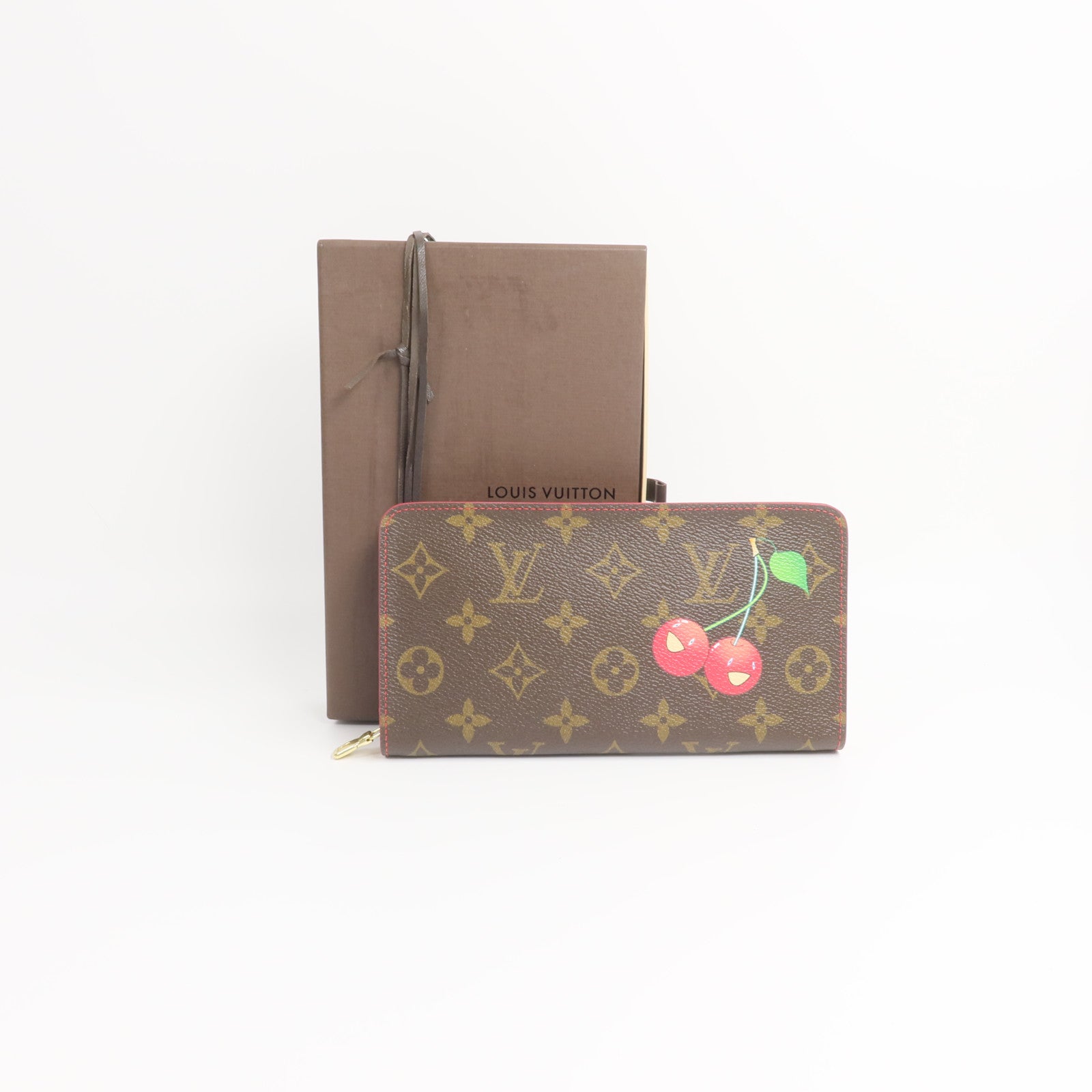 LOUIS VUITTON Monogram Cherry LVxTM Porte Monnaie Zip-Around