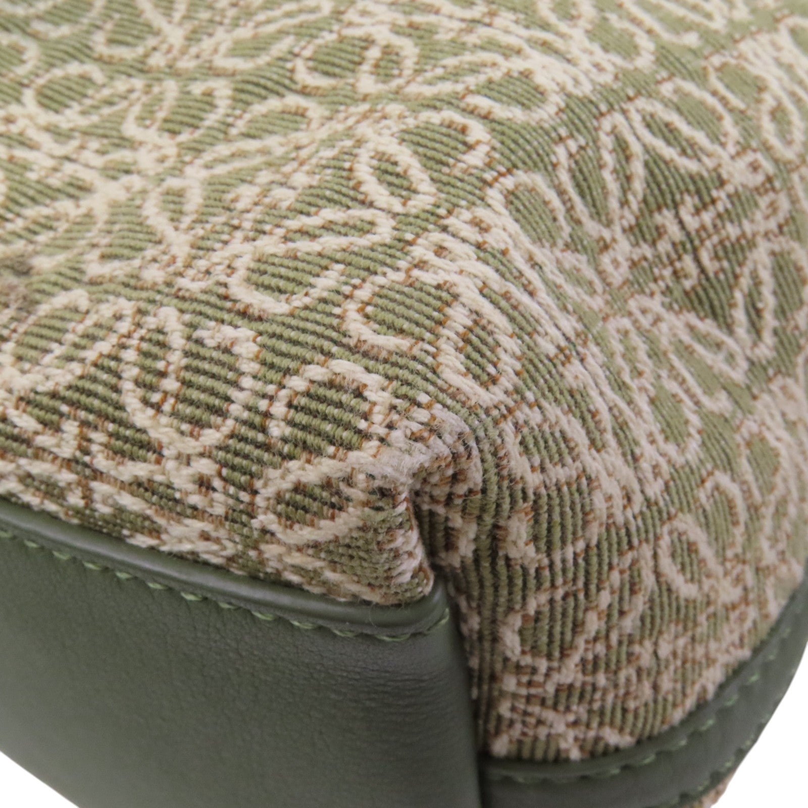 LOEWE 帆布/牛皮皮革Flamenco Medium肩背袋