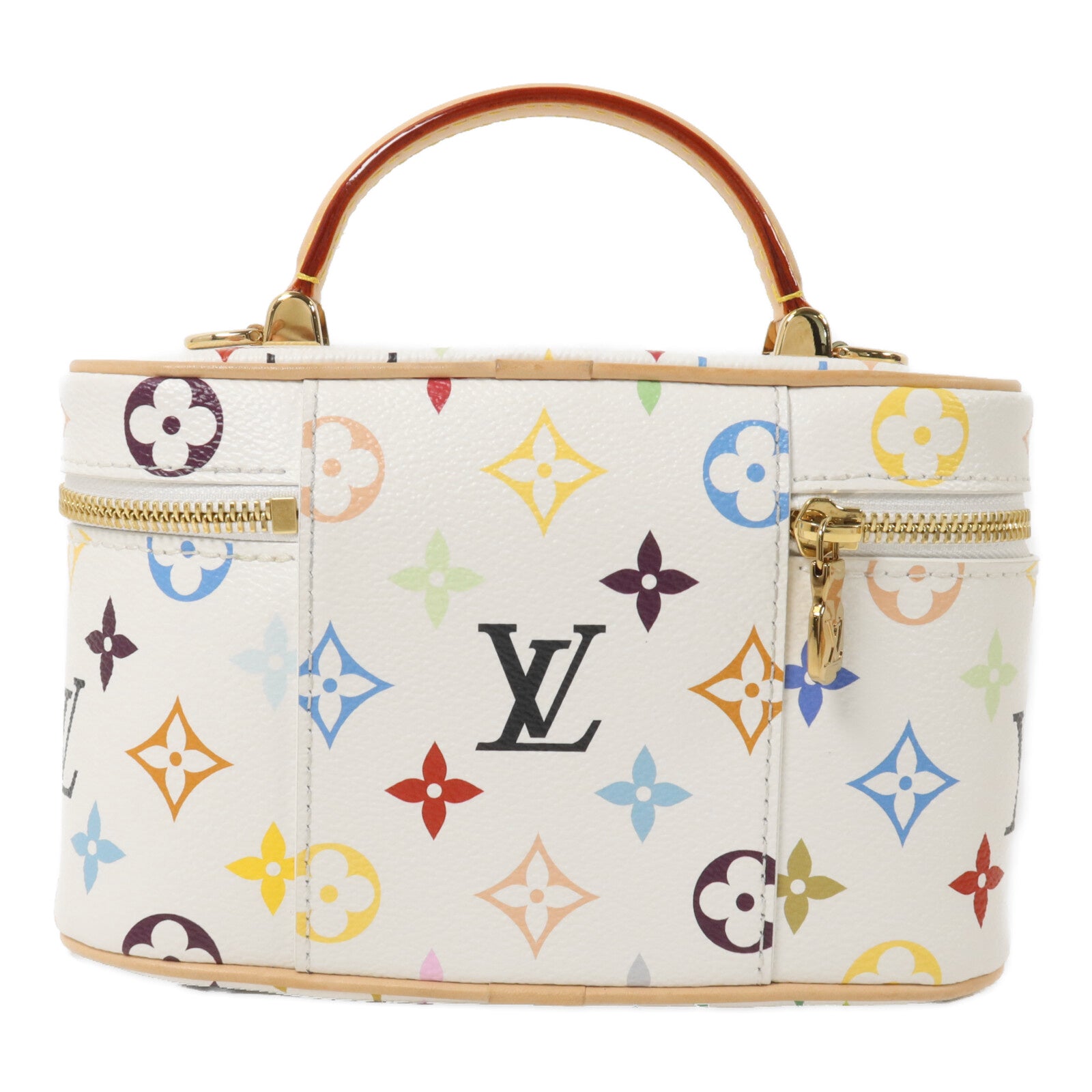 LOUIS VUITTON Monogram Multicolore LVxTM Vanity Chain Pouch鏈帶手挽肩背兩用袋