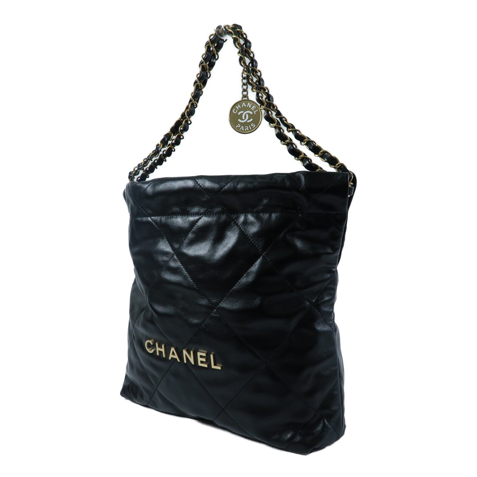 CHANEL 牛皮皮革Chanel 22 Small鏈帶肩背袋