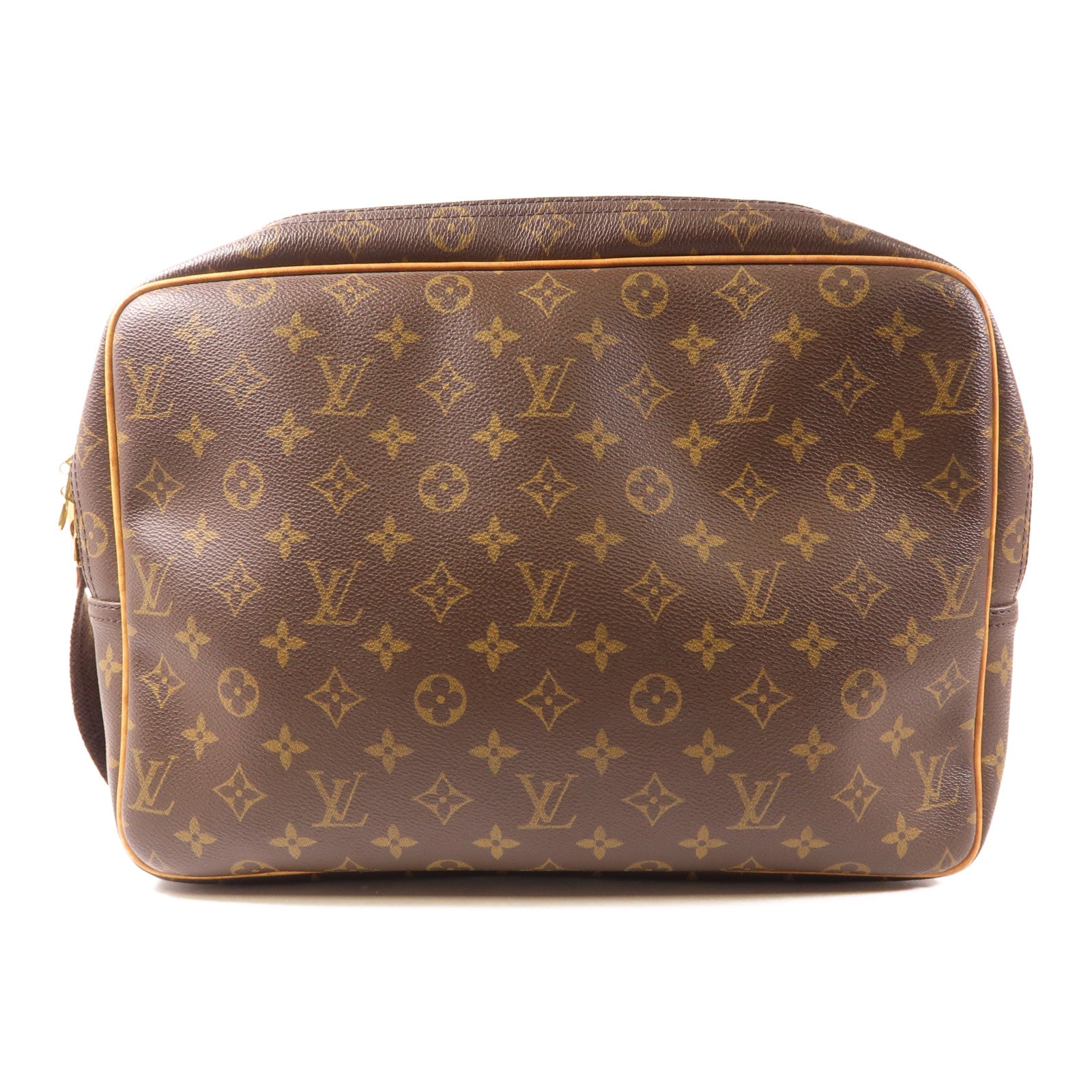 LOUIS VUITTON 【激減優惠】Monogram Reporter GM金扣肩背袋