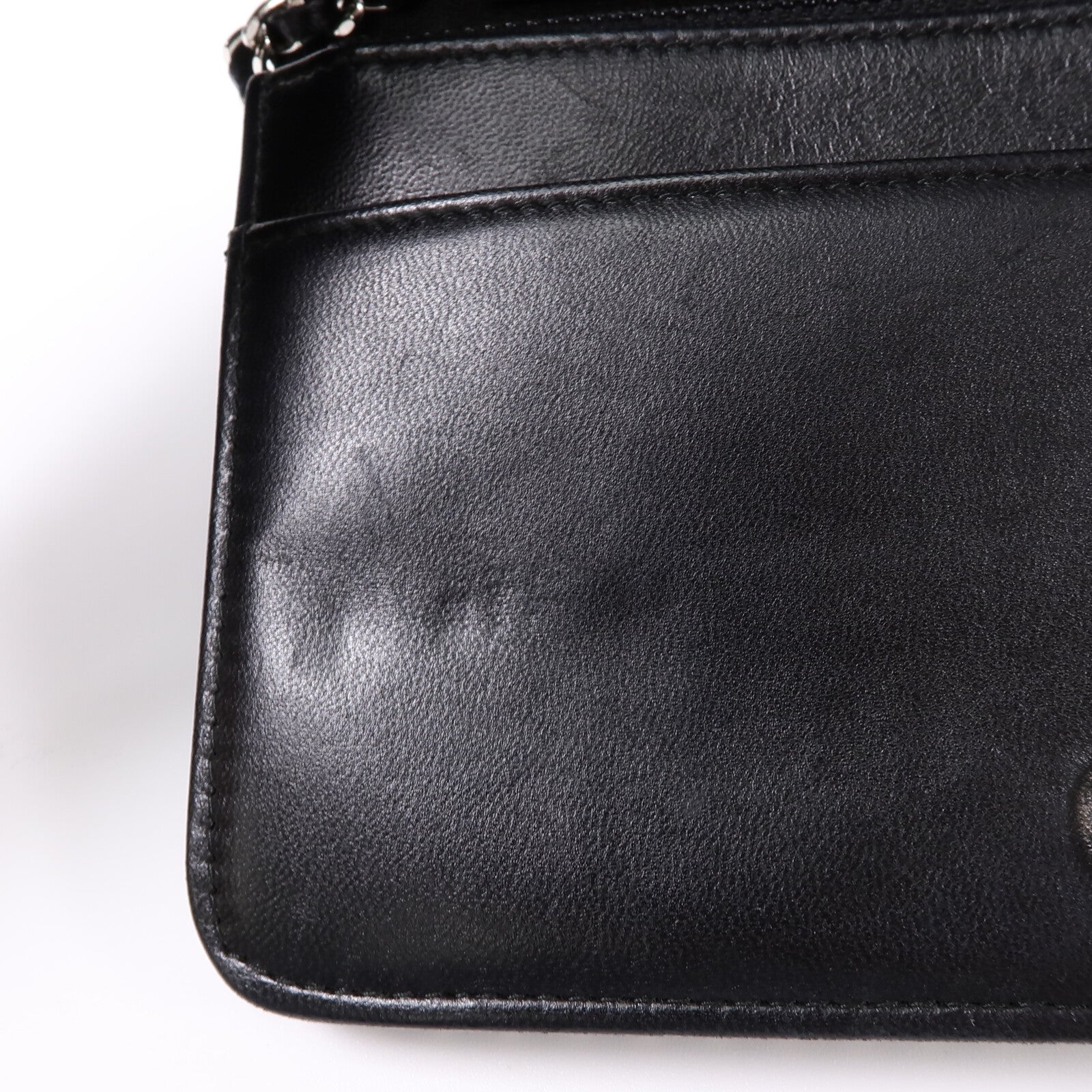 CHANEL 牛皮皮革WOC Wallet On Chain鏈帶肩背袋
