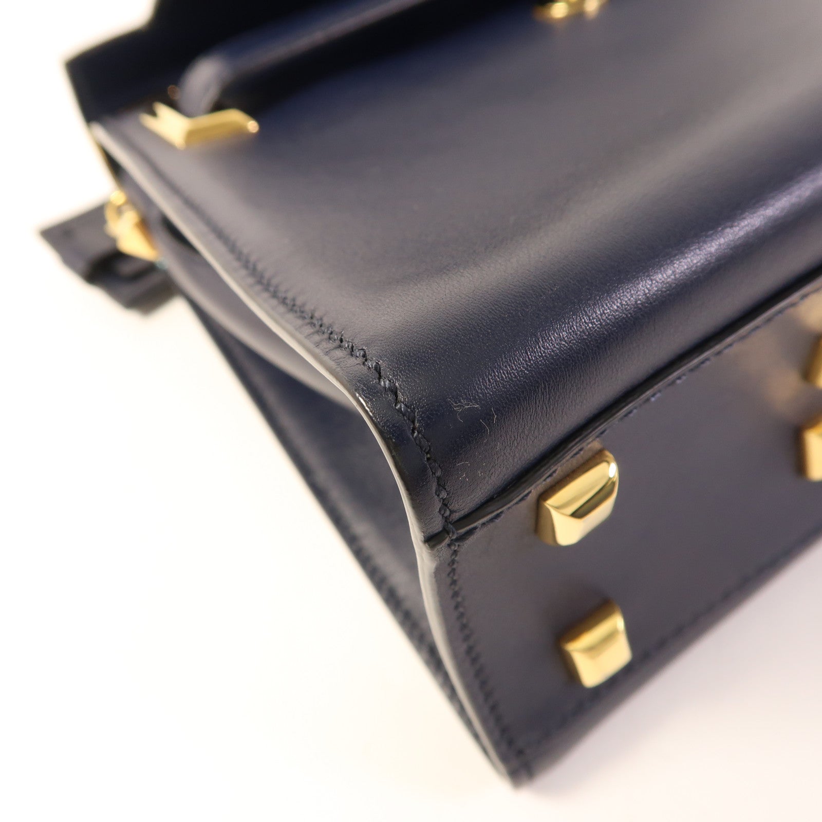 Valentino 牛皮皮革 2 way Shoulder Bag金扣手挽肩背兩用袋