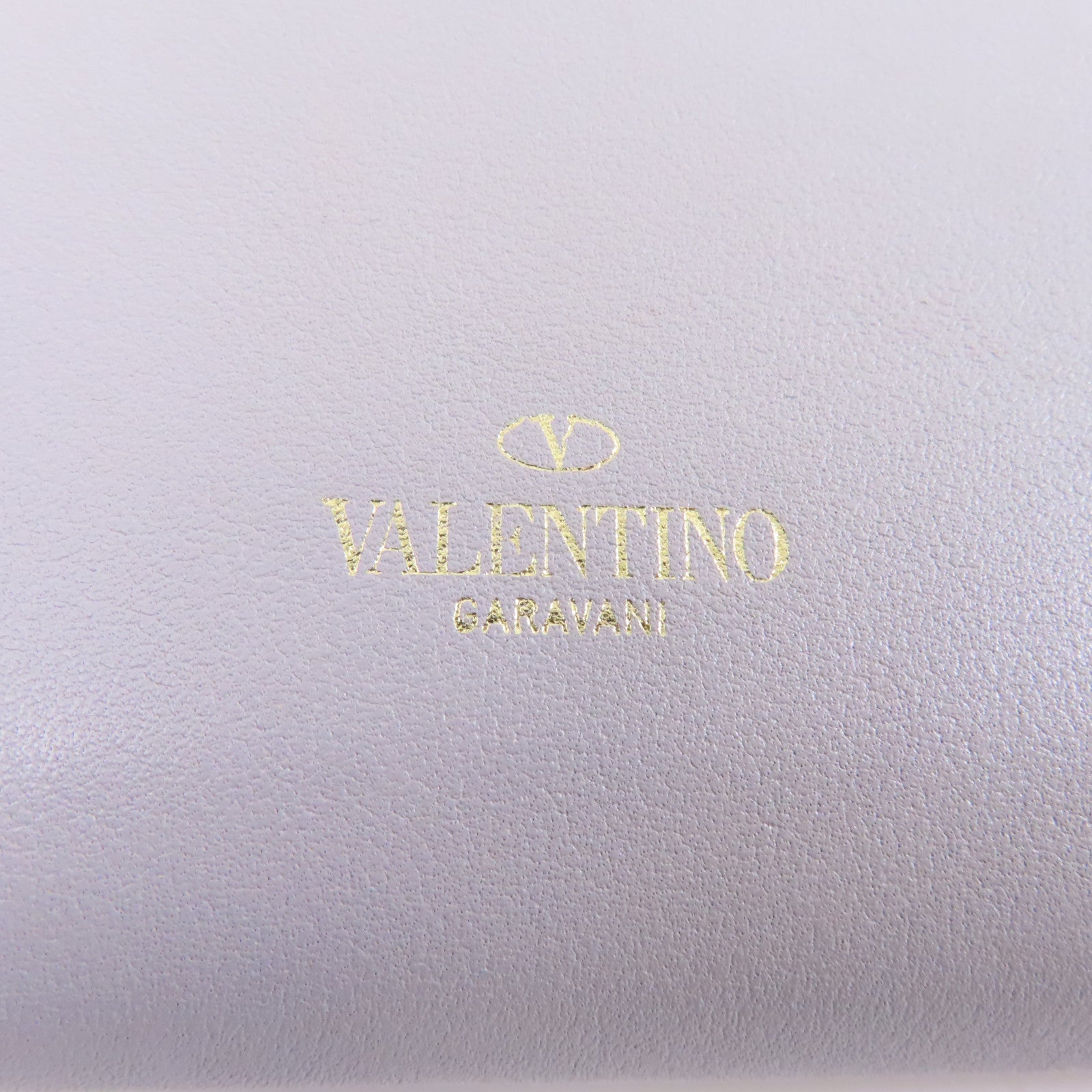 Valentino 【激減優惠】牛皮皮革Chain Shoulder Bag金扣鏈帶肩背袋灰色
