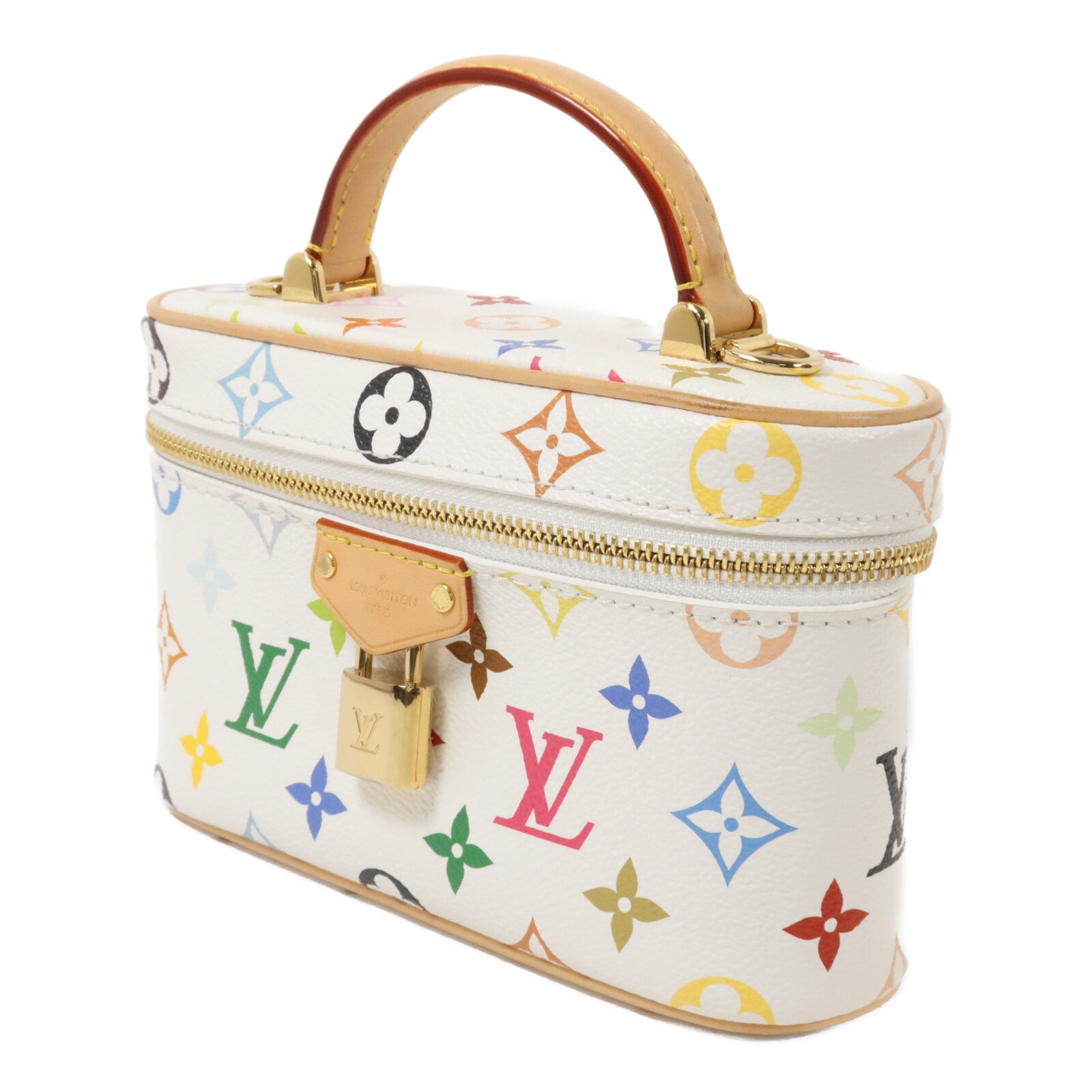 LOUIS VUITTON Monogram Multicolore LVxTM Vanity Chain Pouch鏈帶手挽肩背兩用袋