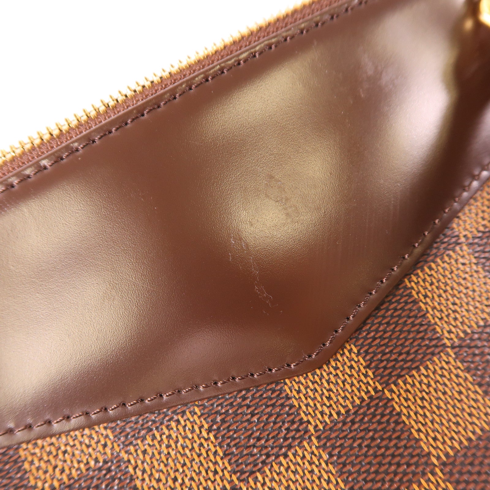 LOUIS VUITTON Damier Westminster GM金扣肩背袋棕色