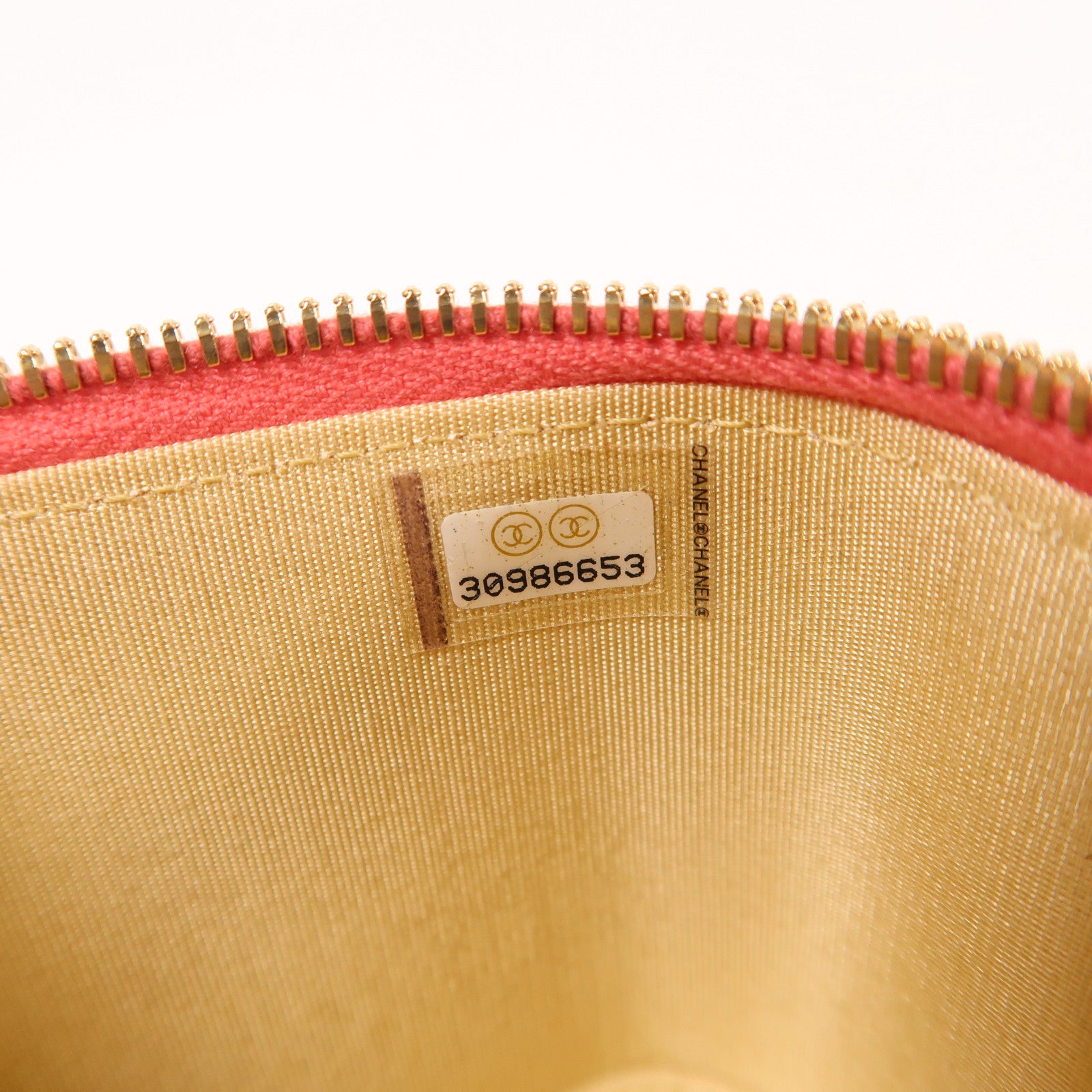 CHANEL 【激減優惠】羊皮皮革Mini Vanity金扣鏈帶肩背袋