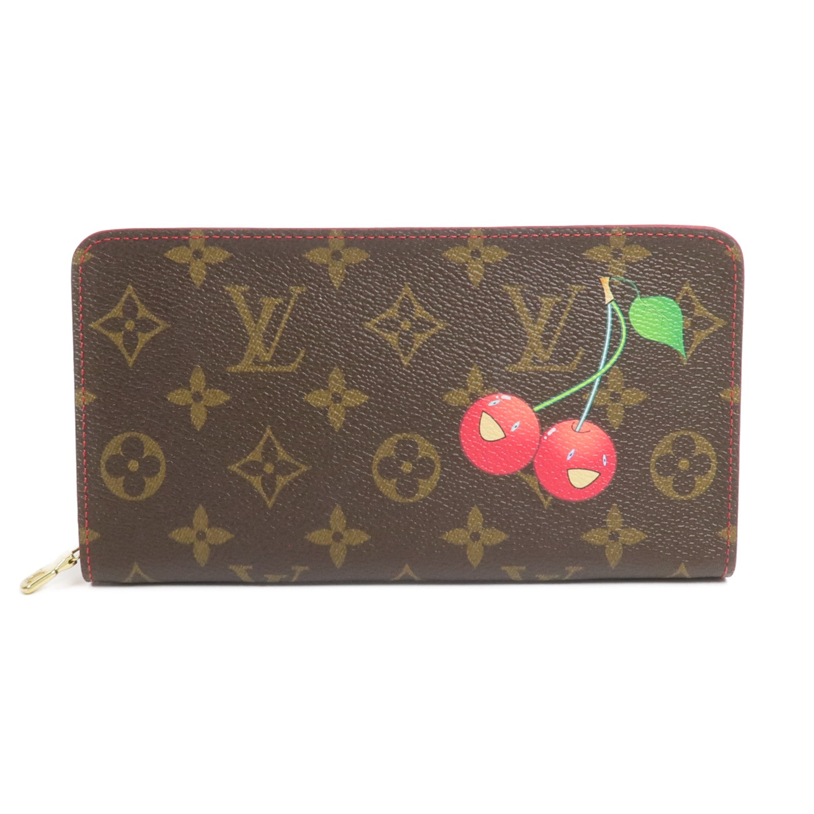 LOUIS VUITTON Monogram Cherry LVxTM Porte Monnaie Zip-Around