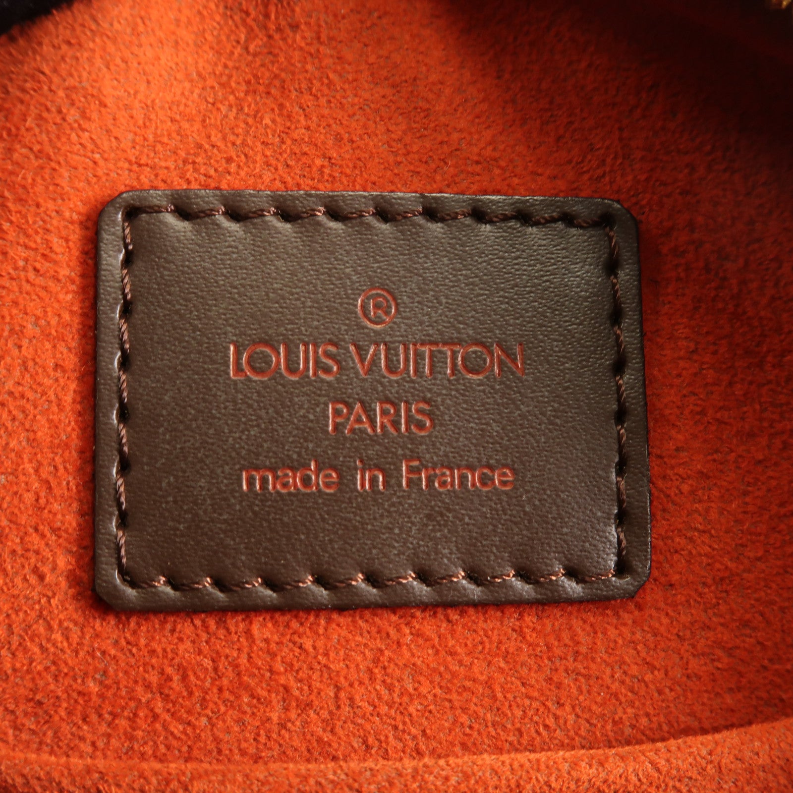 LOUIS VUITTON Damier Ebene Ipanema GM金扣肩背袋