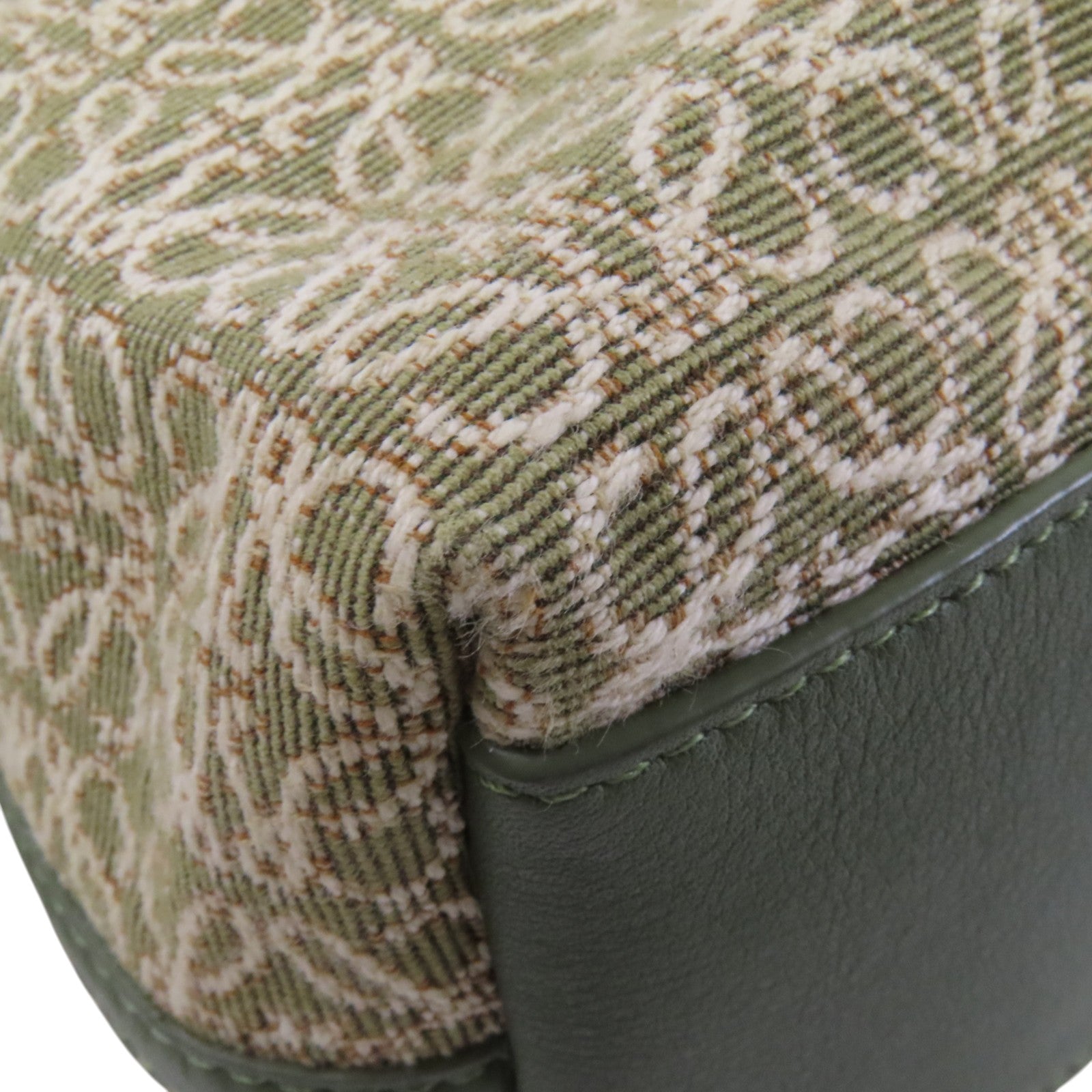 LOEWE 帆布/牛皮皮革Flamenco Medium肩背袋