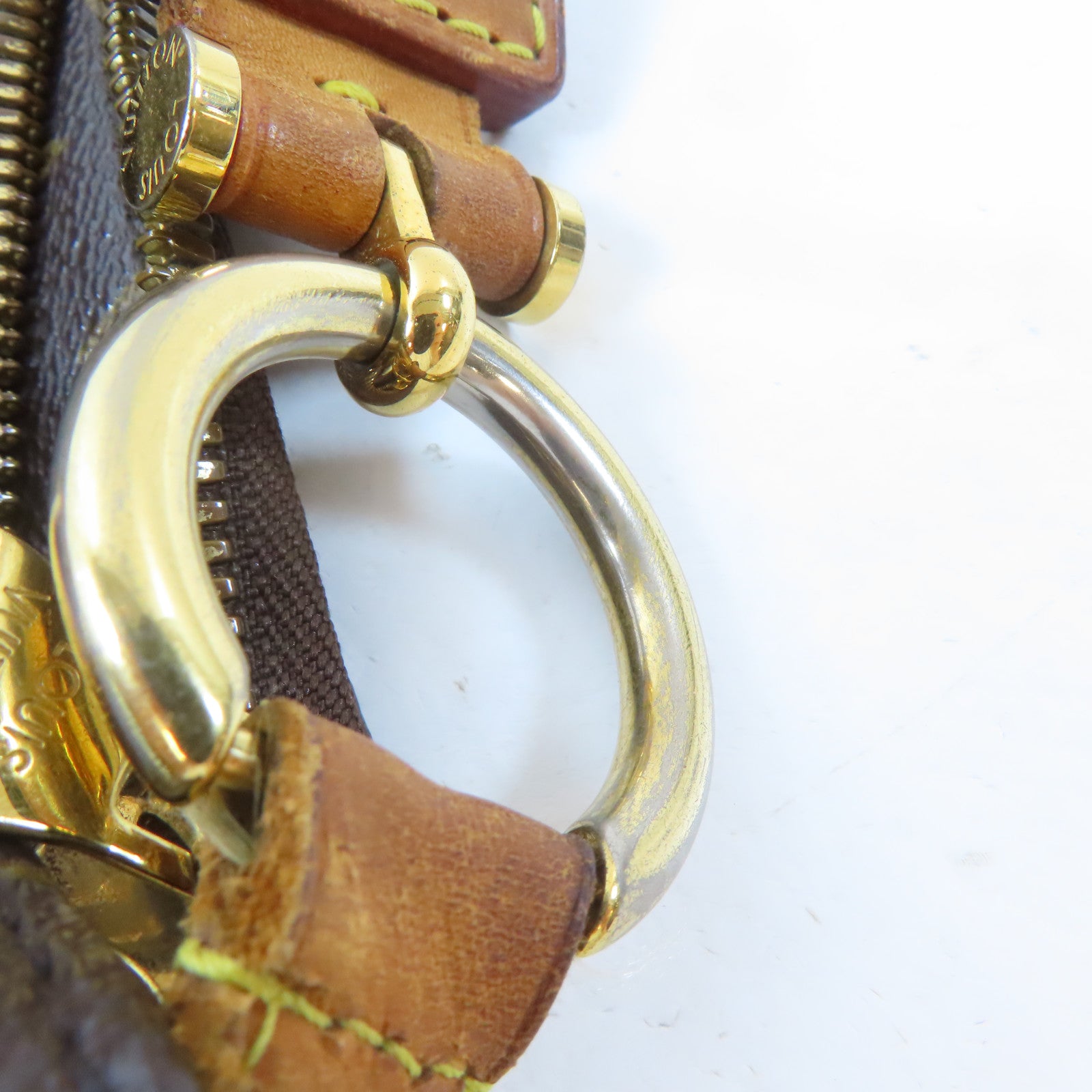 LOUIS VUITTON Monogram Sully PM金扣肩背袋啡色