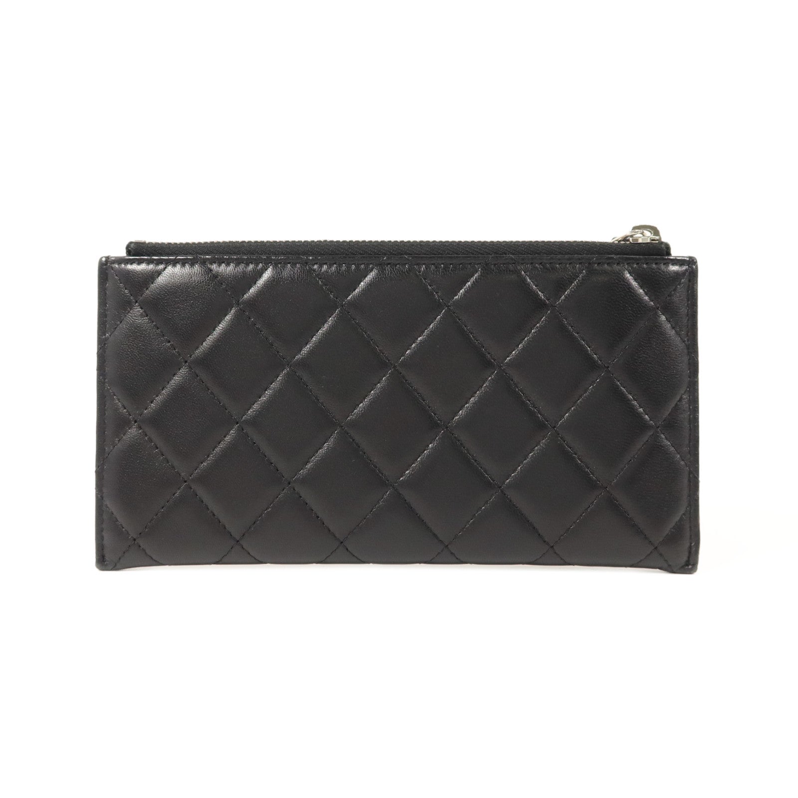 CHANEL 羊皮皮革Zipper Long Wallet長錢包