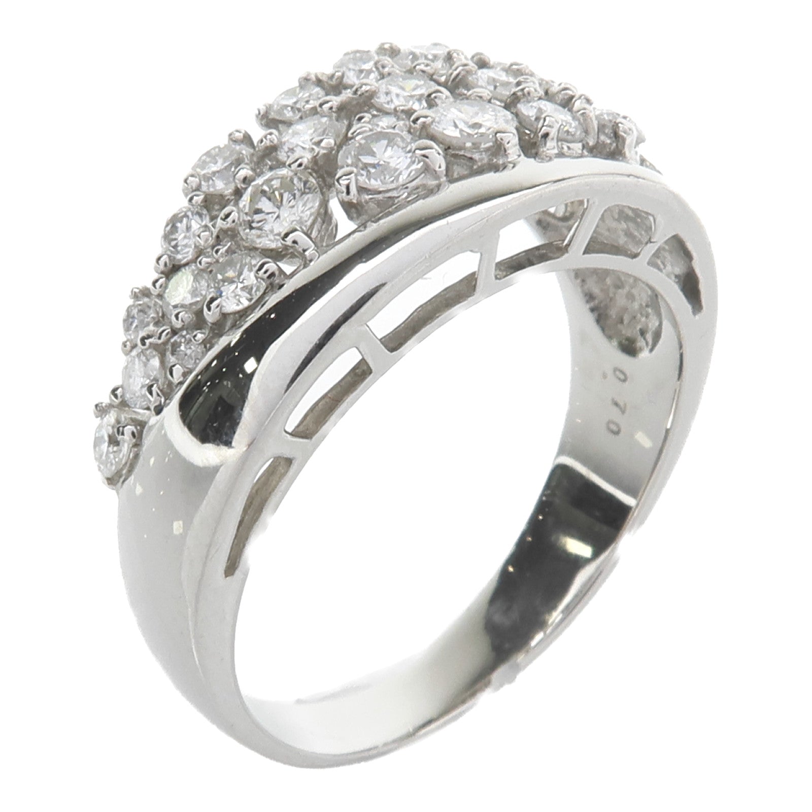 JEWELRY 【激減優惠】PT900鉑金Diamond Ring鑽石戒指US#6.5