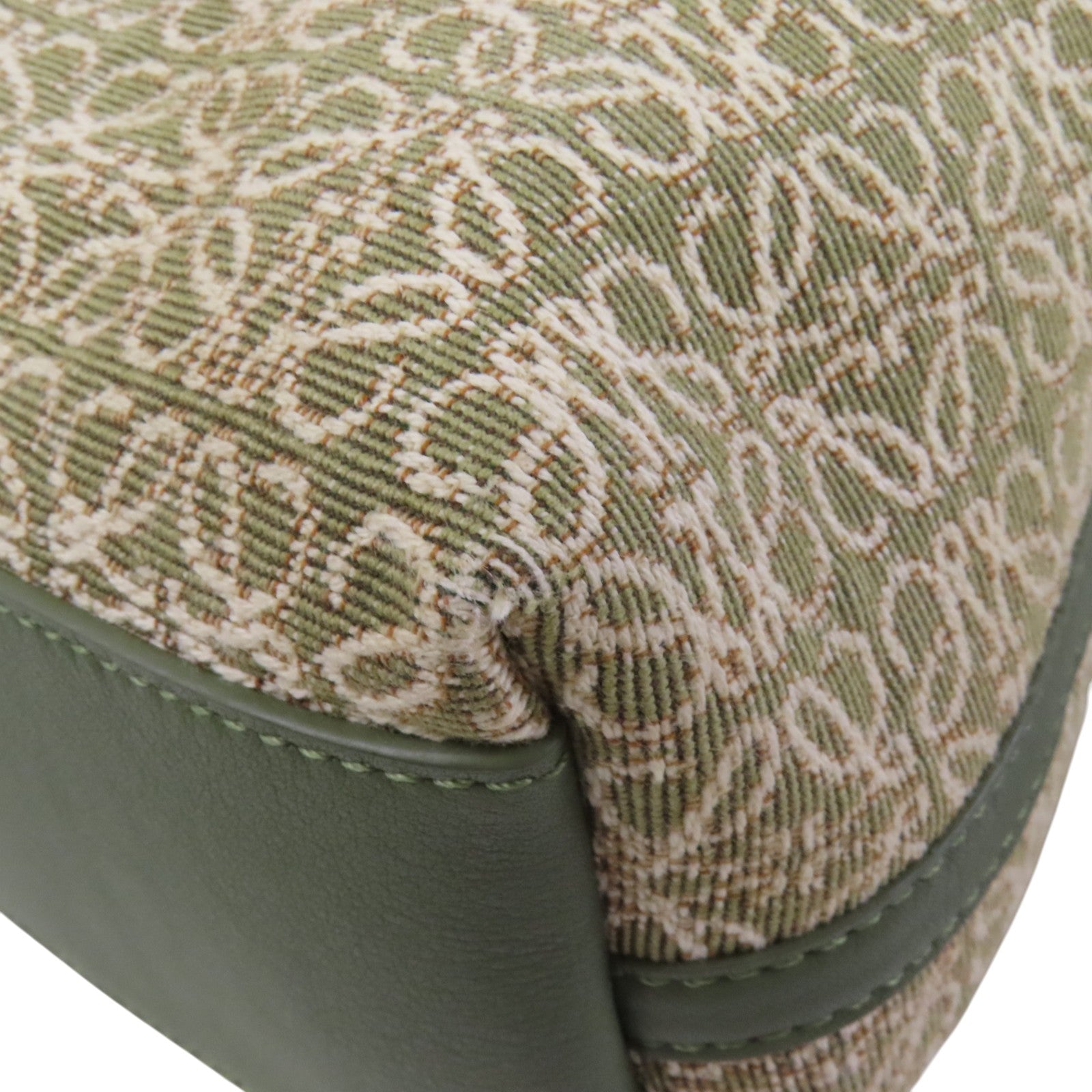 LOEWE 帆布/牛皮皮革Flamenco Medium肩背袋