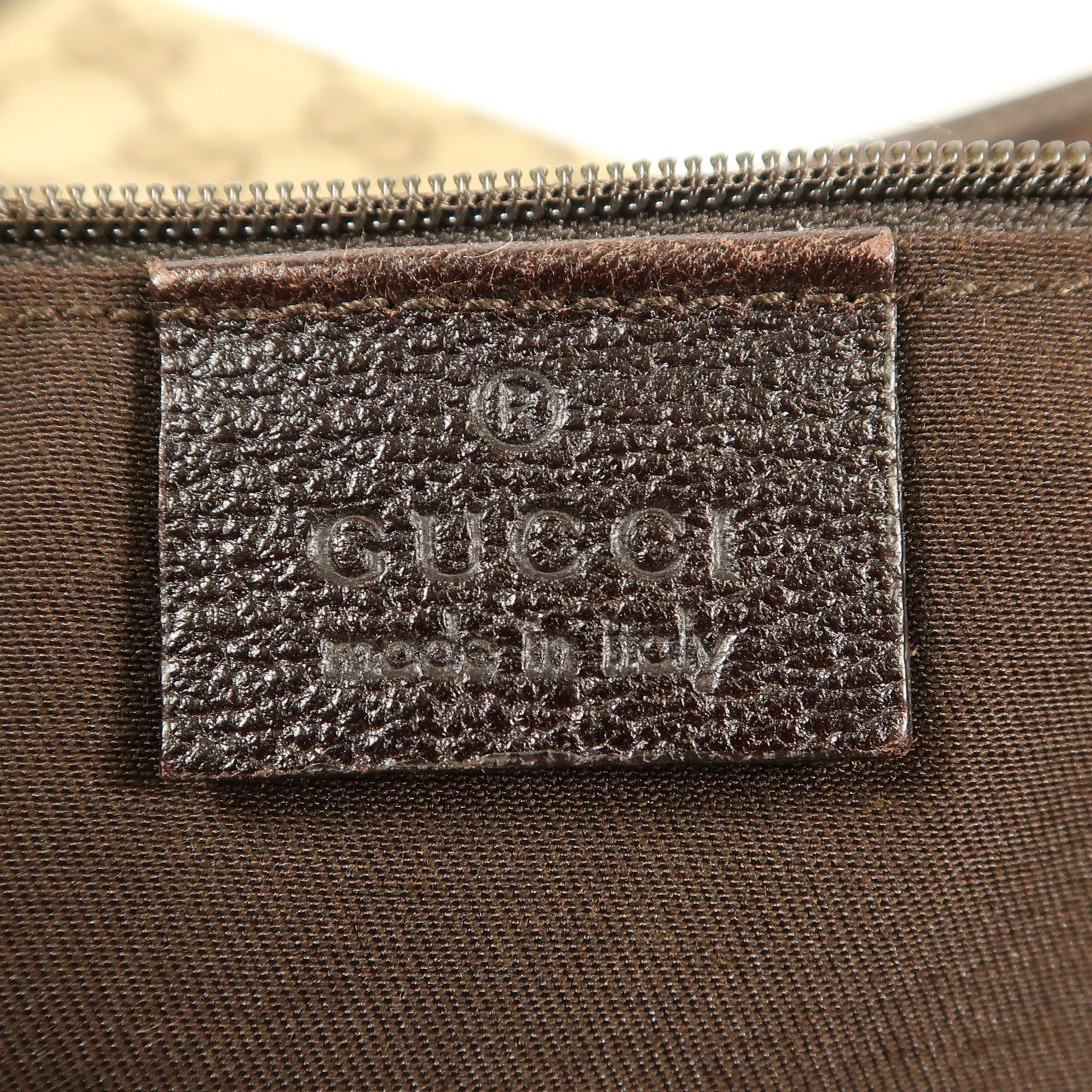 GUCCI 帆布Shoulder Bag金扣肩背袋