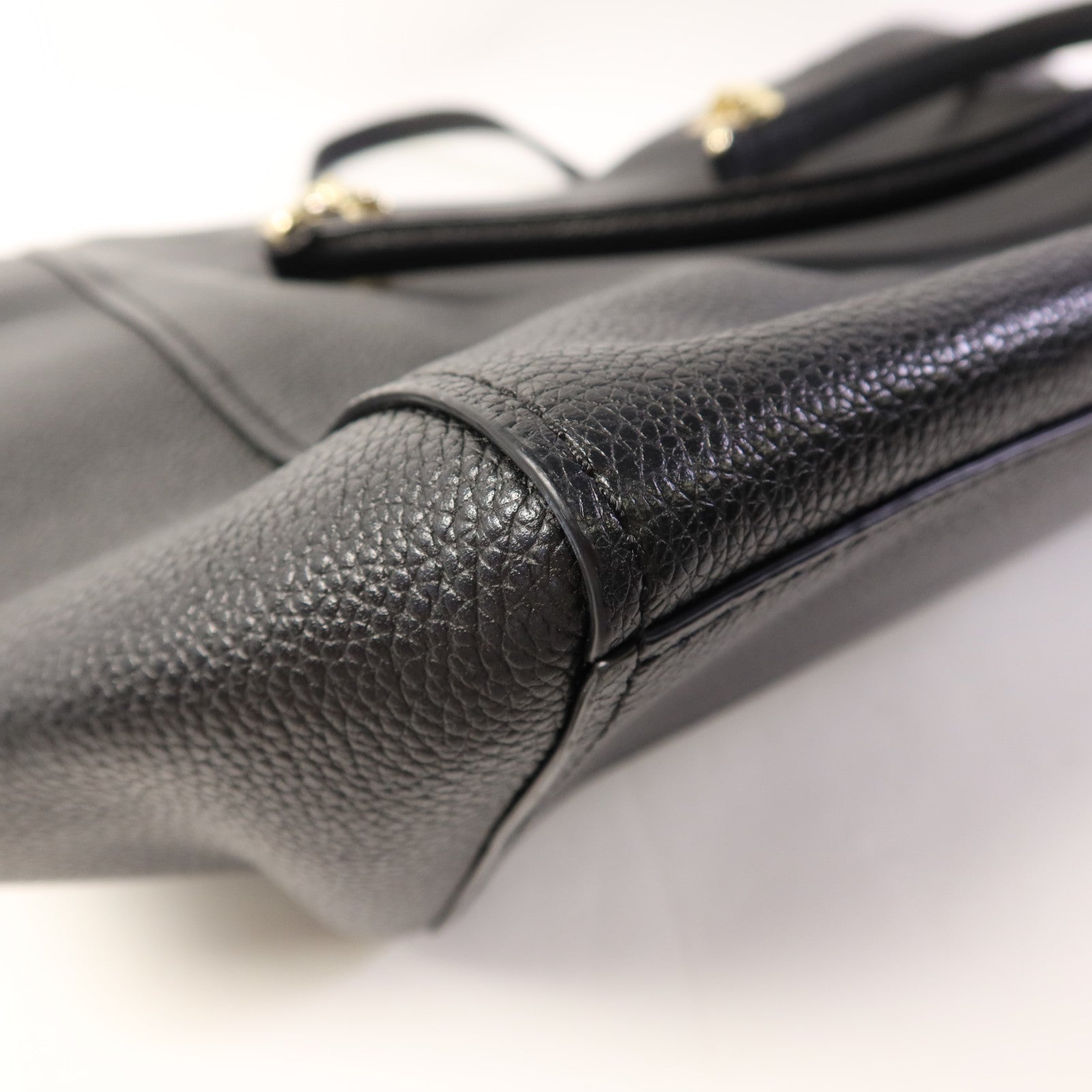 COACH 牛皮皮革Shoulder Bag金扣肩背袋