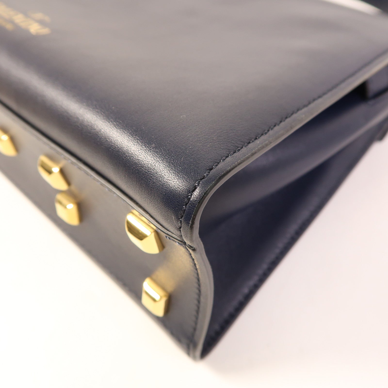 Valentino 牛皮皮革 2 way Shoulder Bag金扣手挽肩背兩用袋