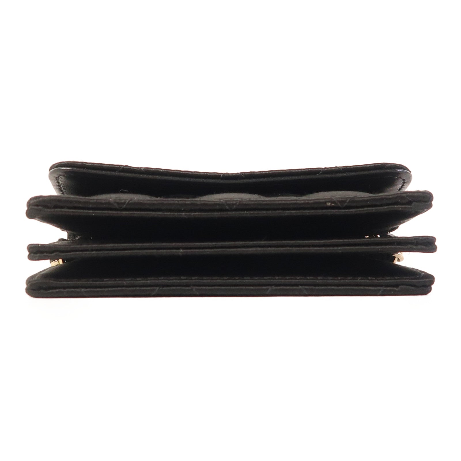 CHANEL Satin Chain Shoulder金扣鏈帶肩背袋