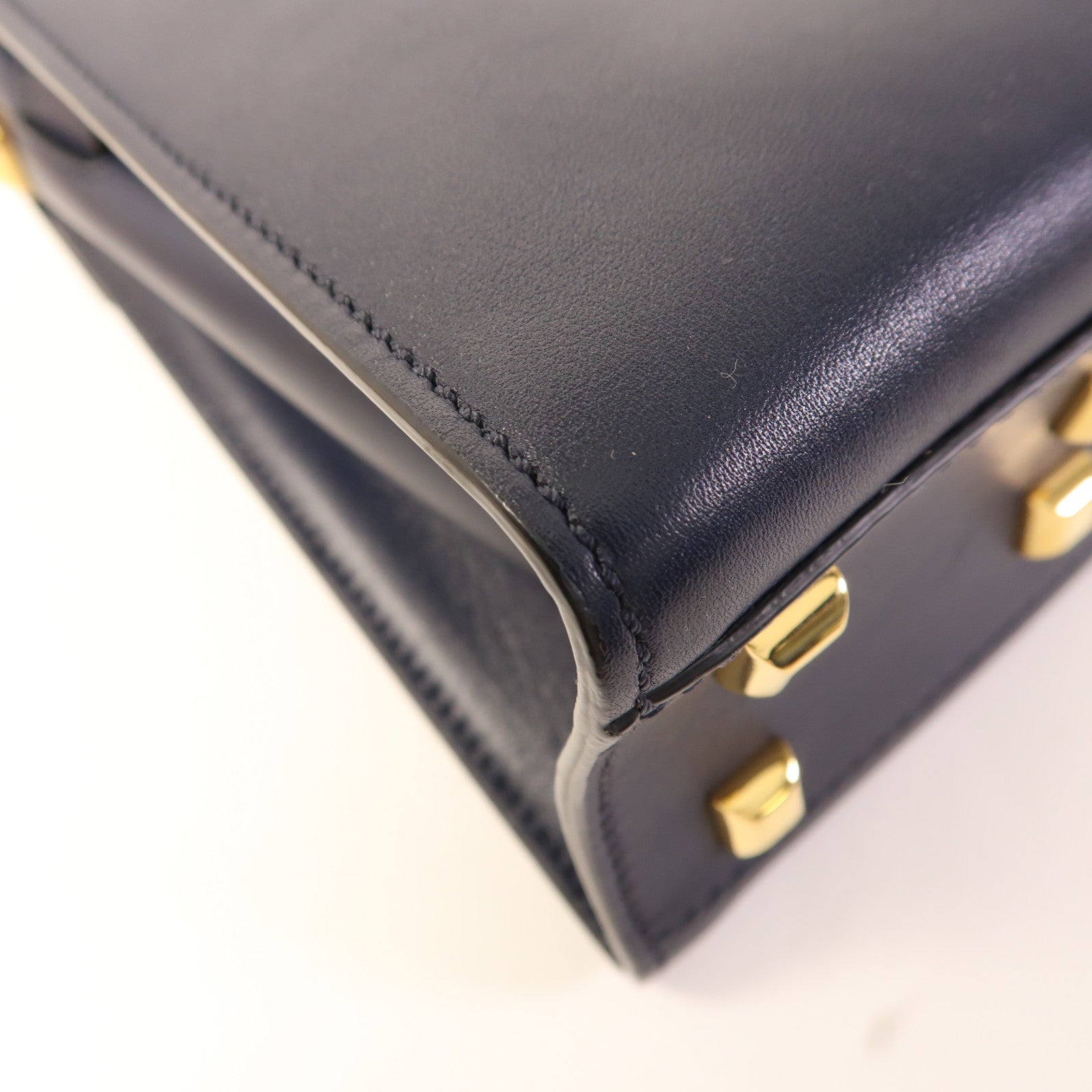 Valentino 牛皮皮革 2 way Shoulder Bag金扣手挽肩背兩用袋