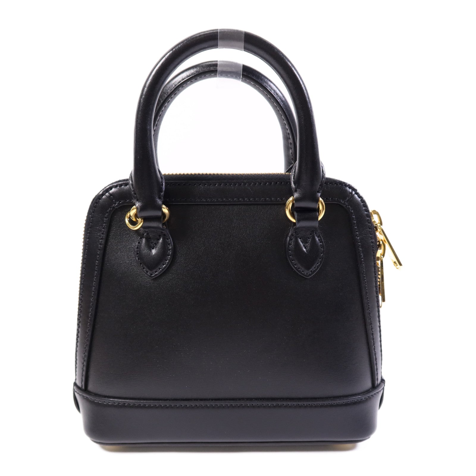 GUCCI 牛皮皮革Horsebit 1955 Mini Top Handle金扣手挽肩背兩用袋