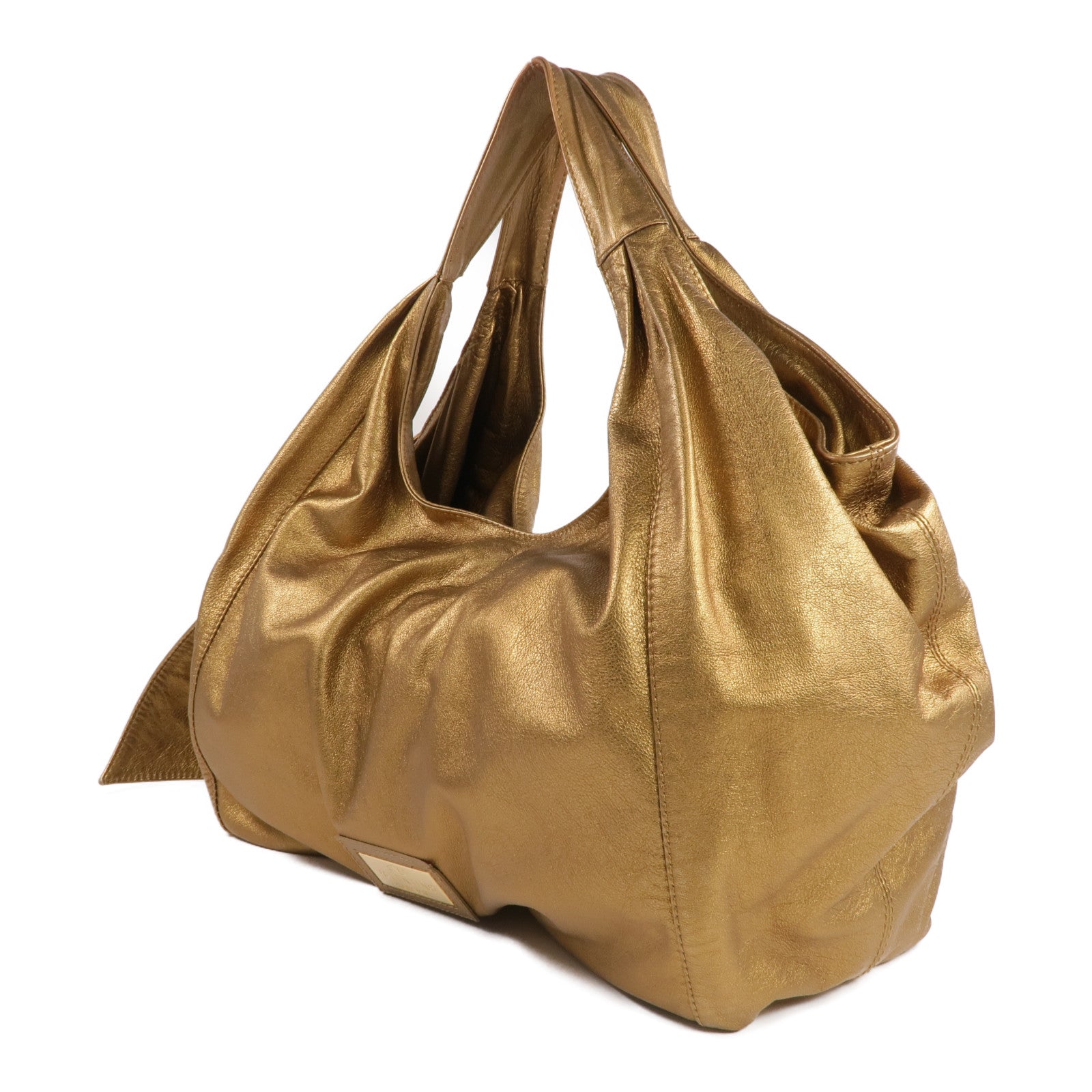 Valentino 羊皮皮革Shoulder Bag金扣肩背袋