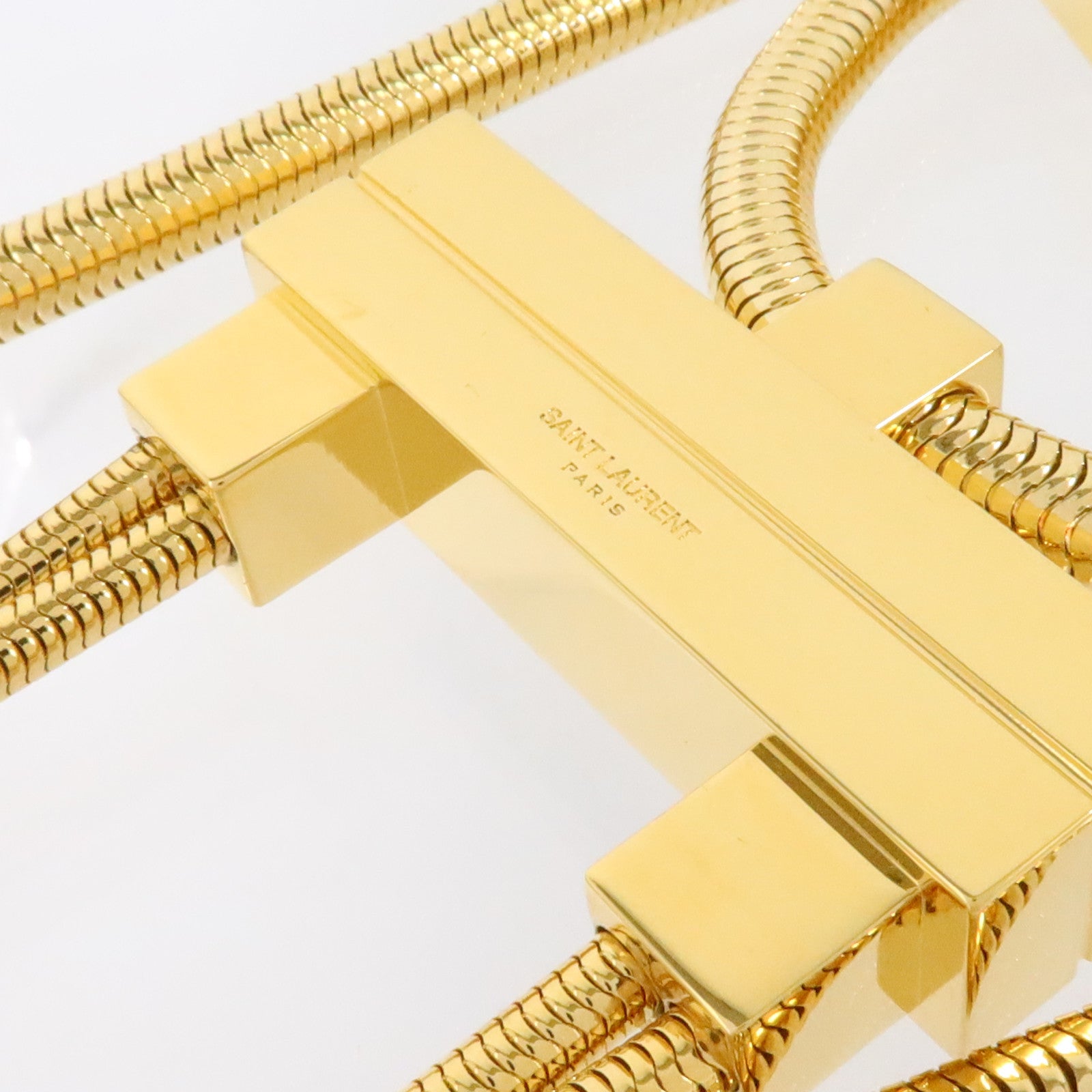 YVES SAINT LAURENT 金屬Multi Layer Tassel Statement Necklace項鏈