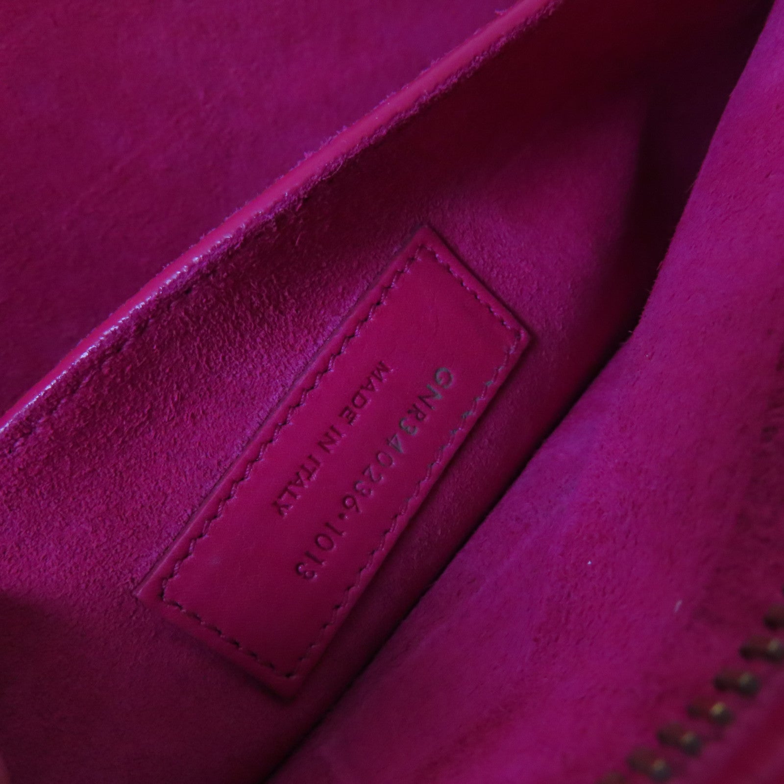 SAINT LAURENT 牛皮皮革Sac de Jour Clutch Bag金扣手拿包粉紅色