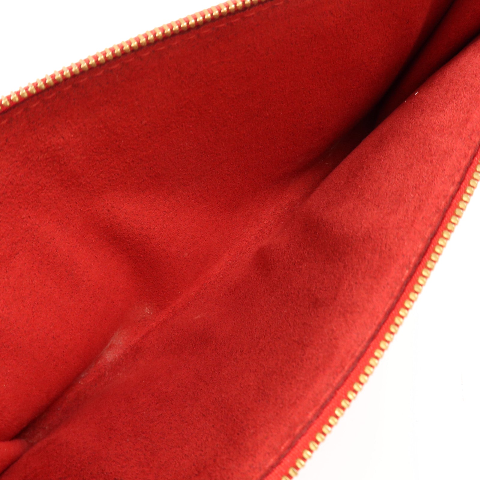 LOUIS VUITTON Epi Pochette Accessories金扣手挽袋