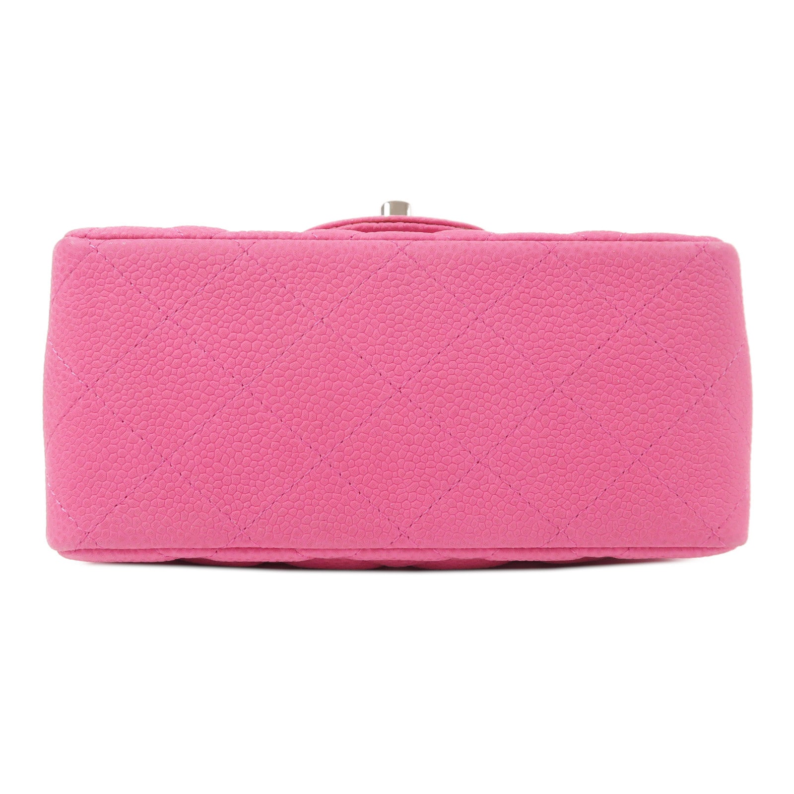 CHANEL 牛皮皮革Mini Classic 17銀扣鏈帶肩背袋