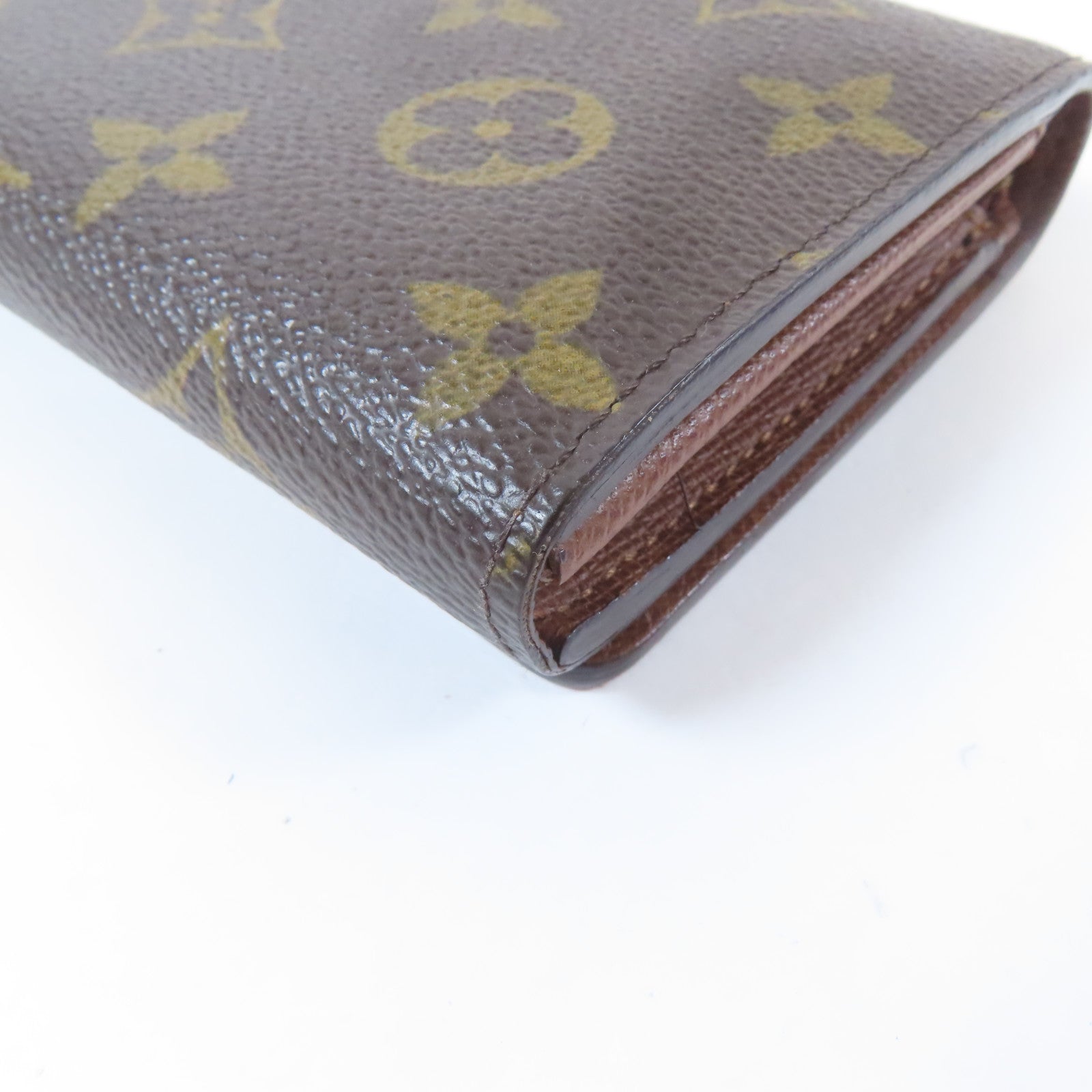 LOUIS VUITTON Monogram Wallet金扣錢包啡色