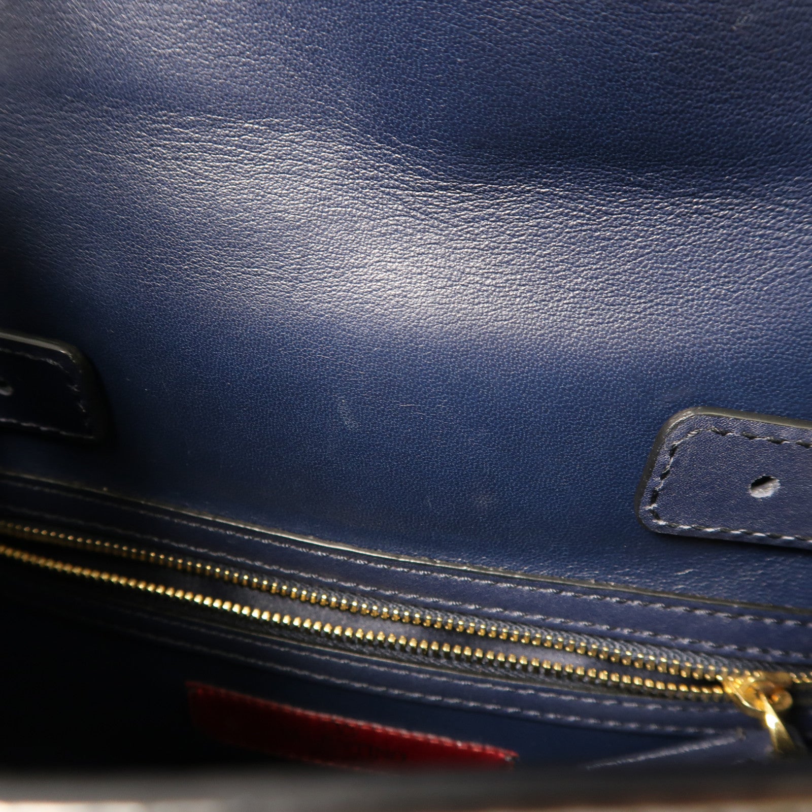 Valentino 牛皮皮革 2 way Shoulder Bag金扣手挽肩背兩用袋