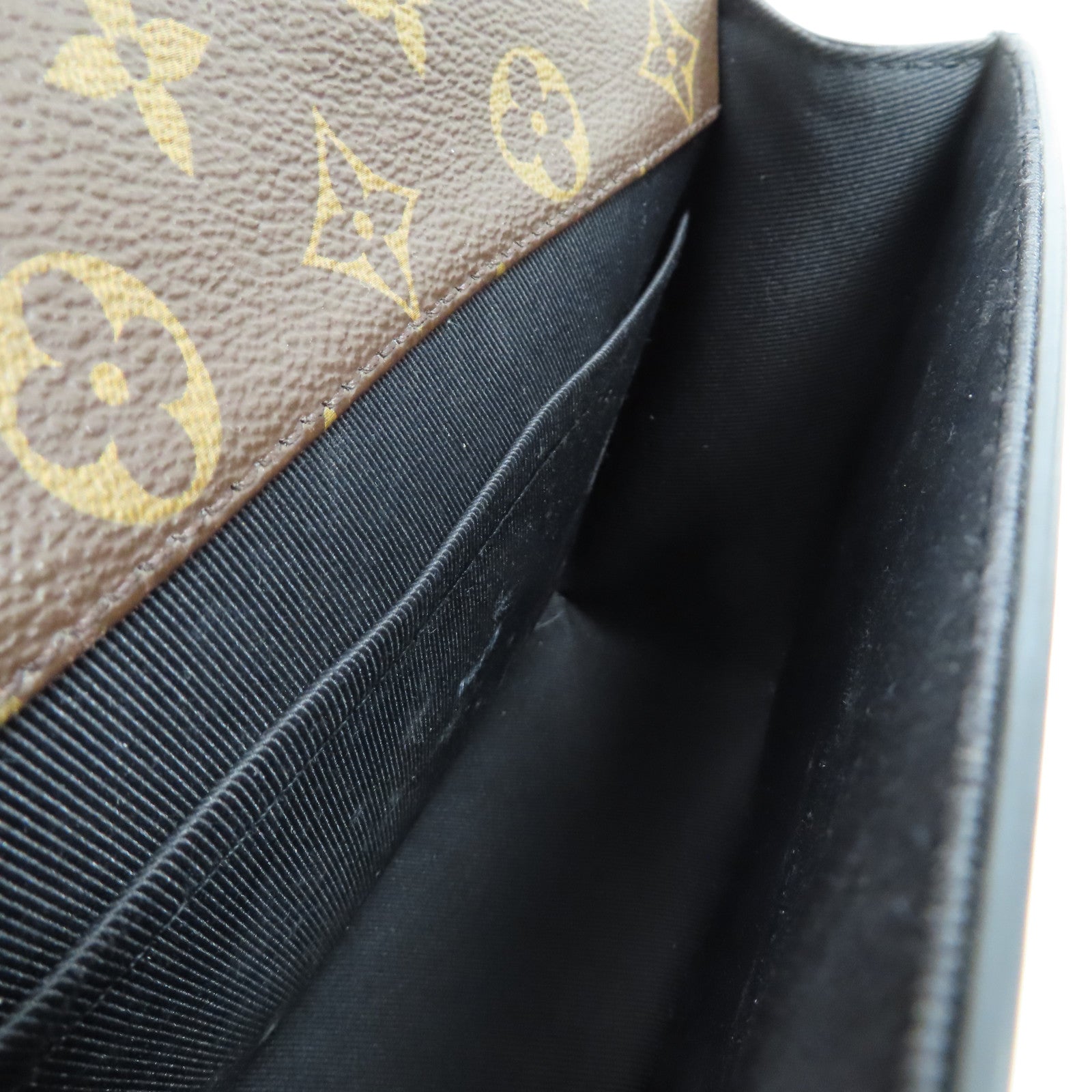 LOUIS VUITTON Monogram Vernis Cherrywood BB金扣手挽肩背兩用袋黑色/啡色