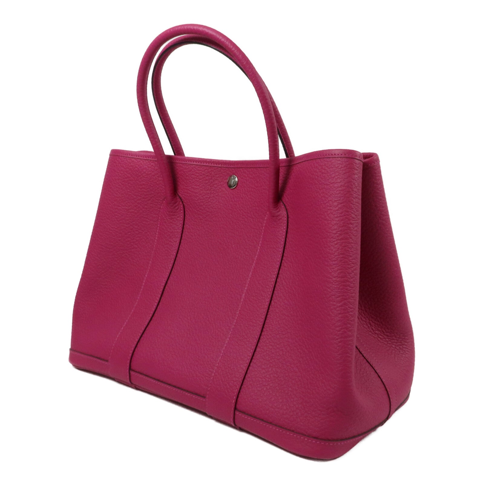 HERMES Negonda皮革Garden Party PM手挽袋Rose Pourpre