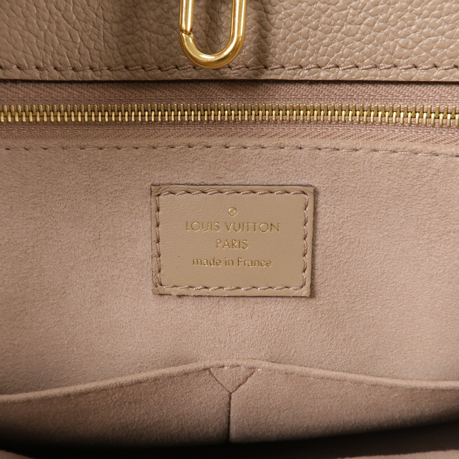 LOUIS VUITTON Monogram Empreinte On The Go MM手挽肩背兩用袋