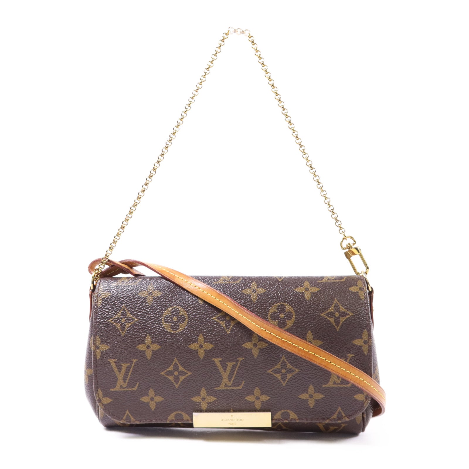 LOUIS VUITTON Monogram Favourite PM金扣手挽肩背兩用袋