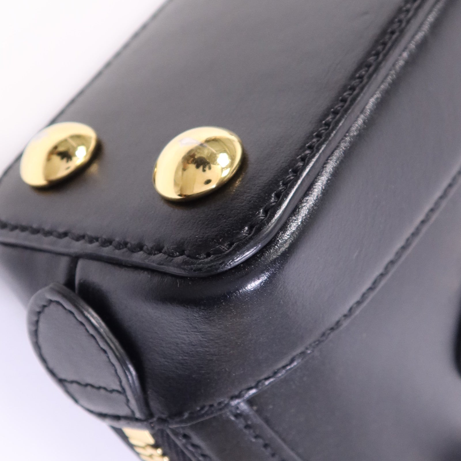 GUCCI 牛皮皮革Horsebit 1955 Mini Top Handle金扣手挽肩背兩用袋