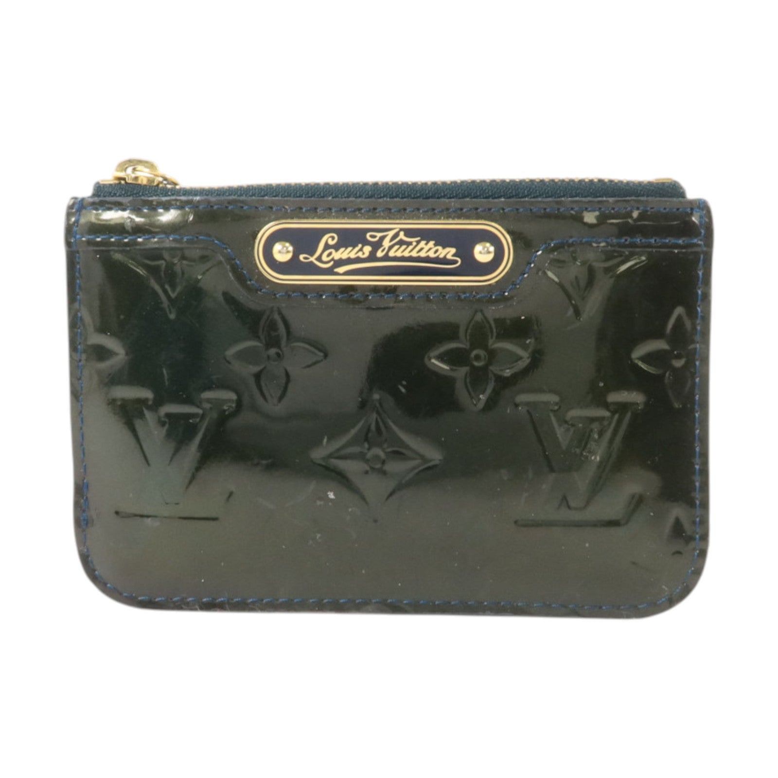 LOUIS VUITTON Monogram Vernis Pochette Cles NM金扣零錢包