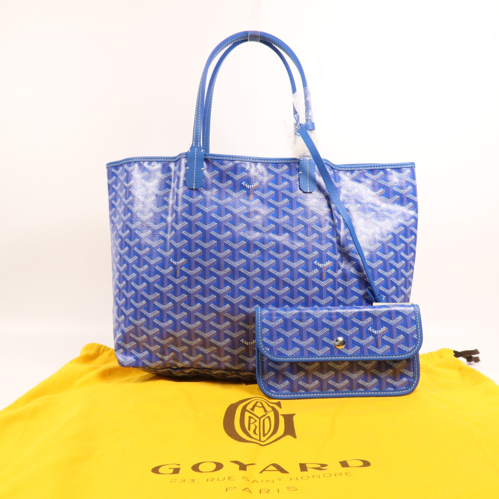 GOYARD 塗層帆布Saint Louis PM銀扣肩背袋