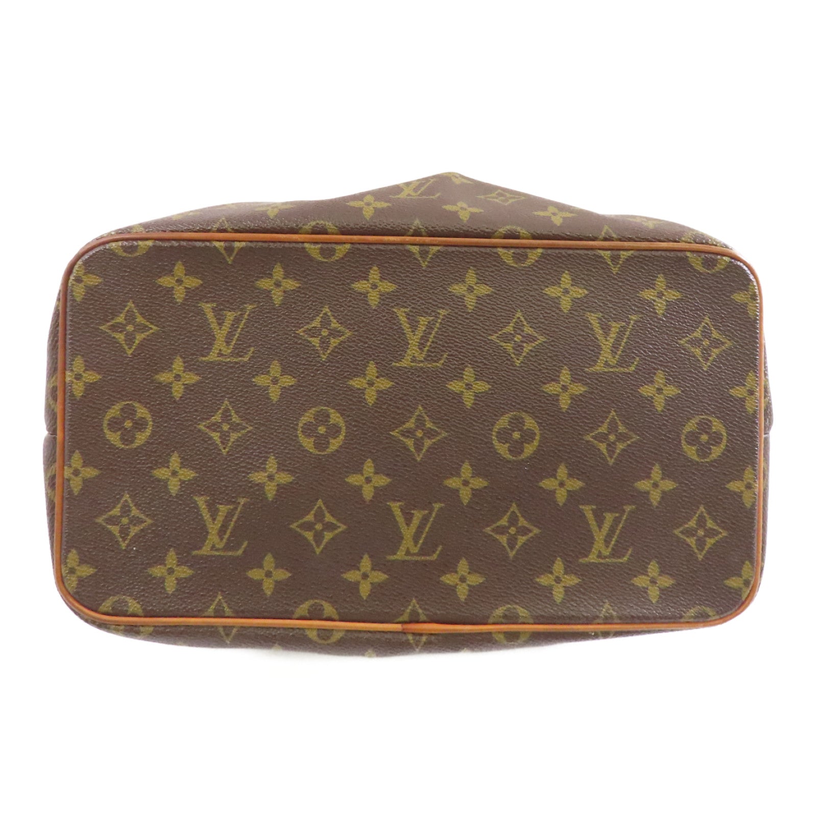 LOUIS VUITTON Monogram Palermo PM金扣手挽肩背兩用袋棕色