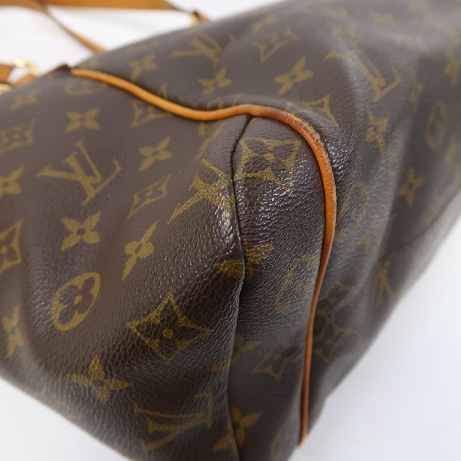 LOUIS VUITTON Monogram Totally MM金扣肩背袋啡色