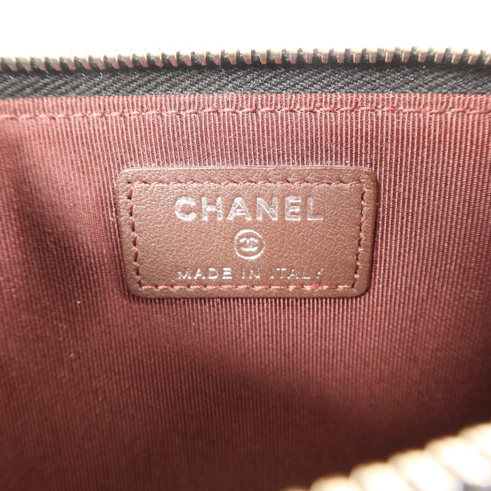CHANEL 羊皮皮革Zipper Long Wallet長錢包