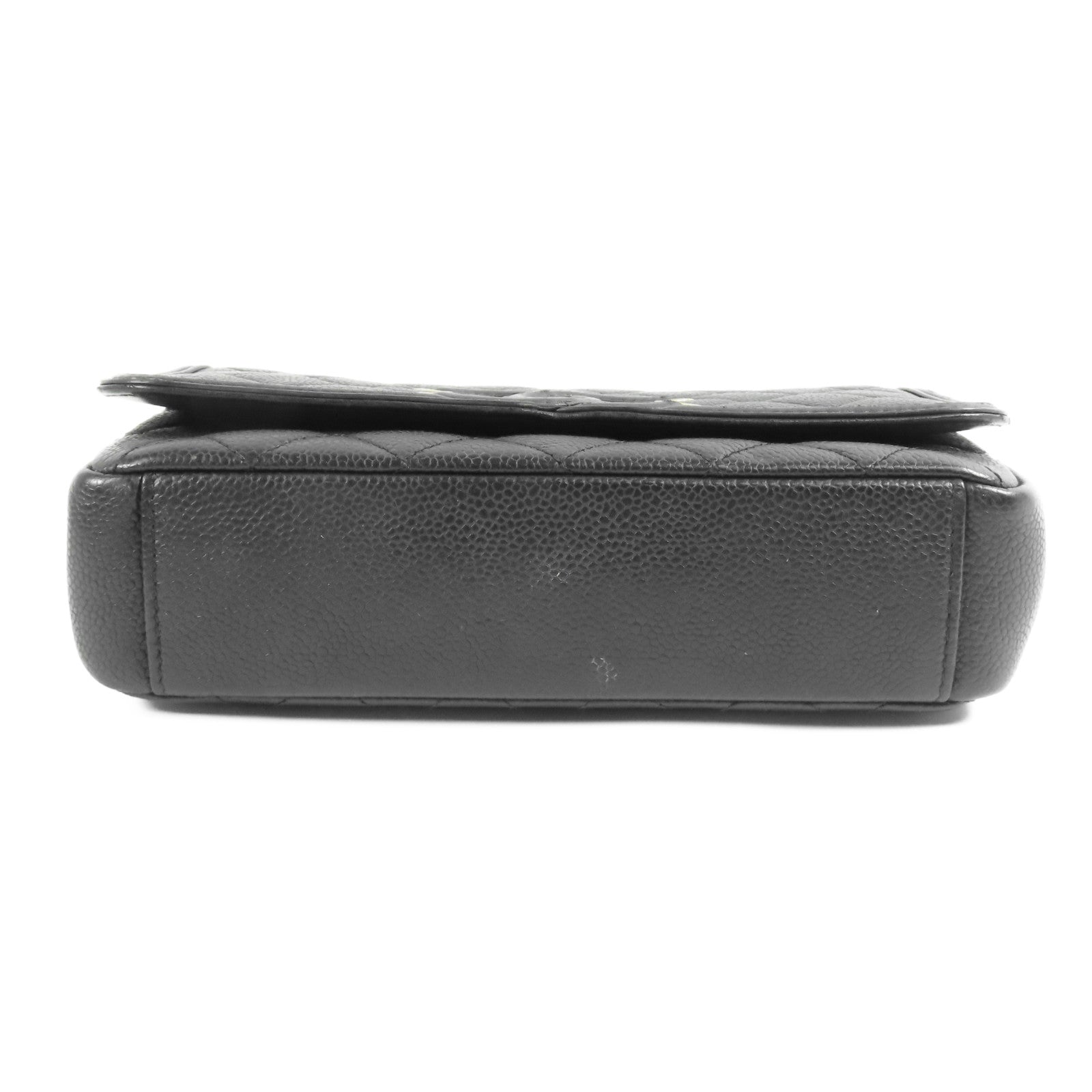 CHANEL 牛皮皮革CC Filigree金扣肩背袋