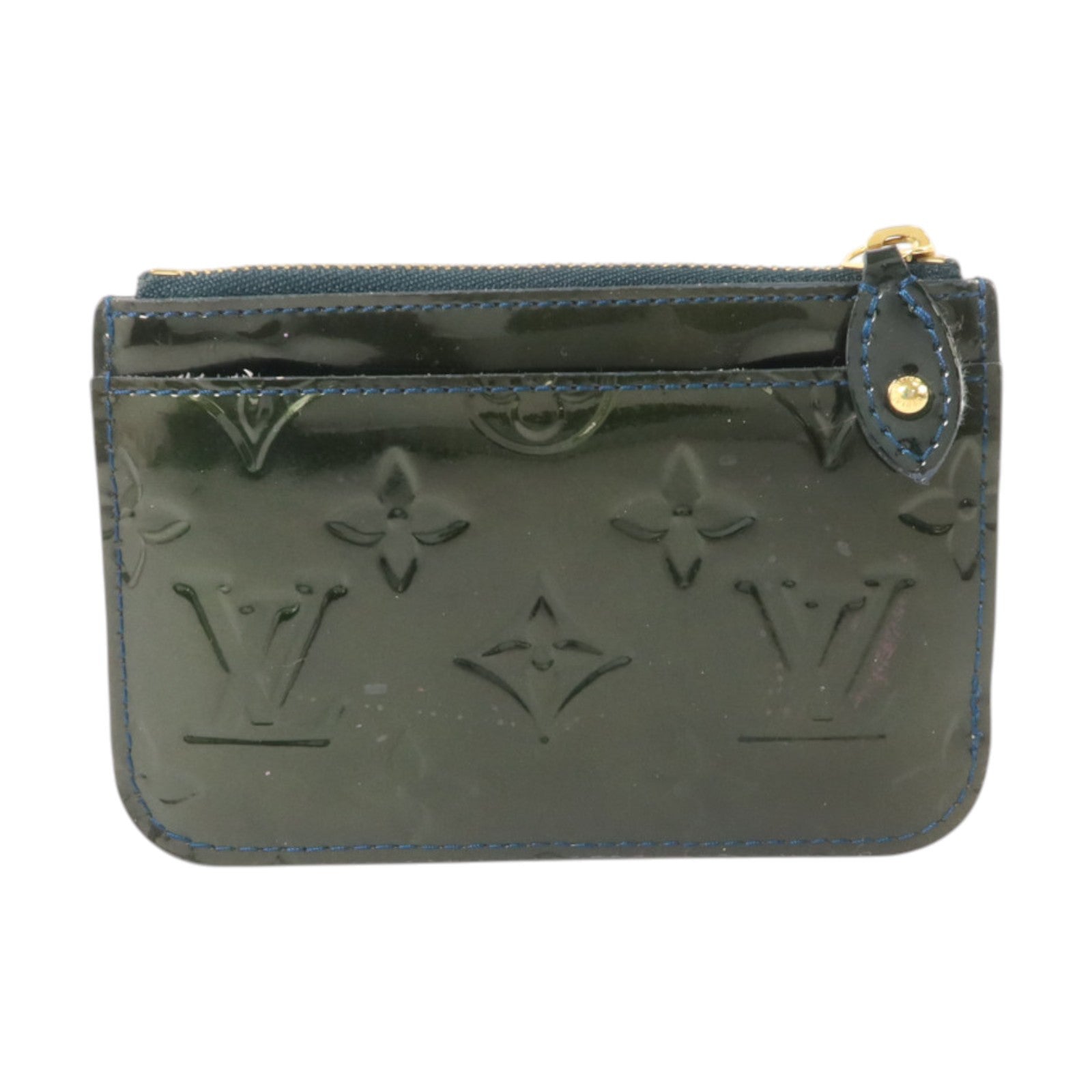 LOUIS VUITTON Monogram Vernis Pochette Cles NM金扣零錢包